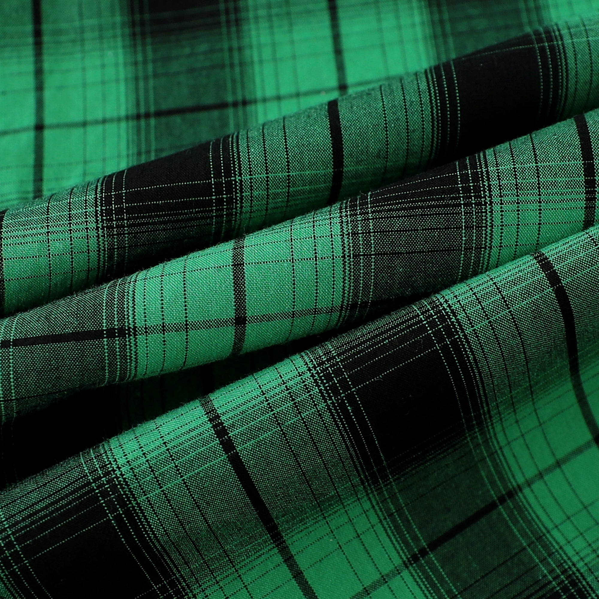 Dubinik® 4.1oz Pearl Snap Green Shirts For Men Long Sleeve Lightweight