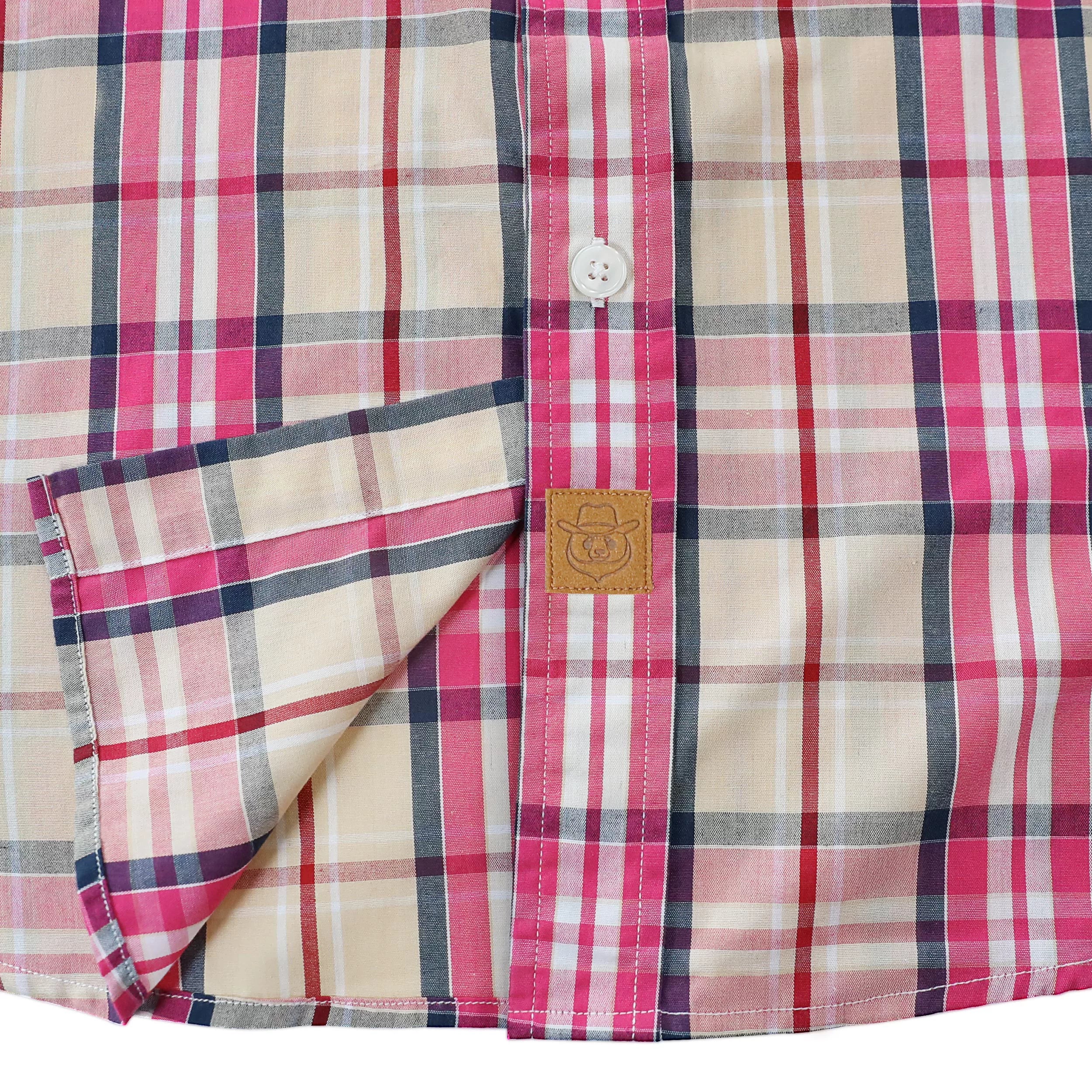 Dubinik®Mens Long Sleeve Casual Button Down Vintage Plaid Shirts#52023