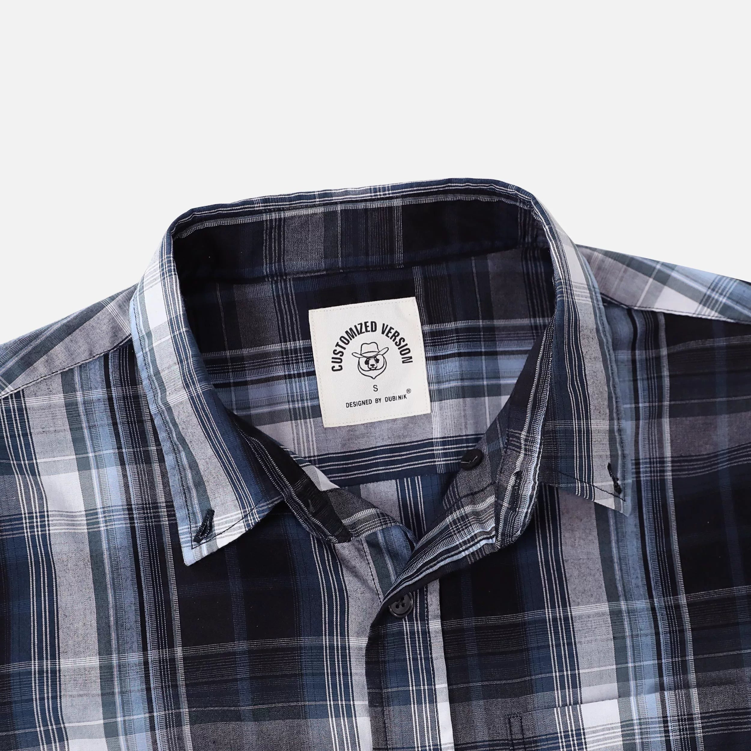 Chemises à carreaux vintage à manches longues et boutons pour homme Dubinik®#52024