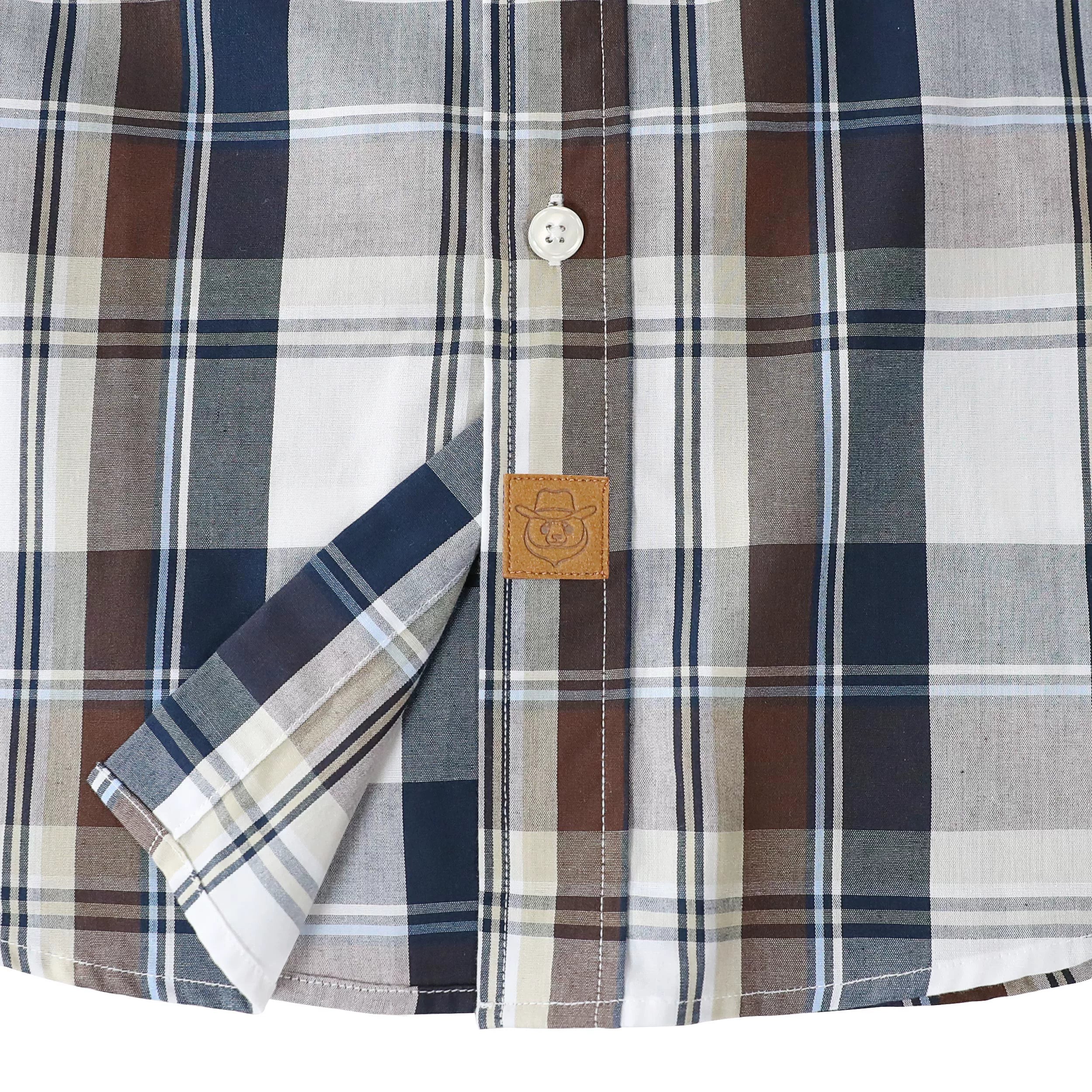 Dubinik®Mens Long Sleeve Casual Button Down Vintage Plaid Shirts#52006