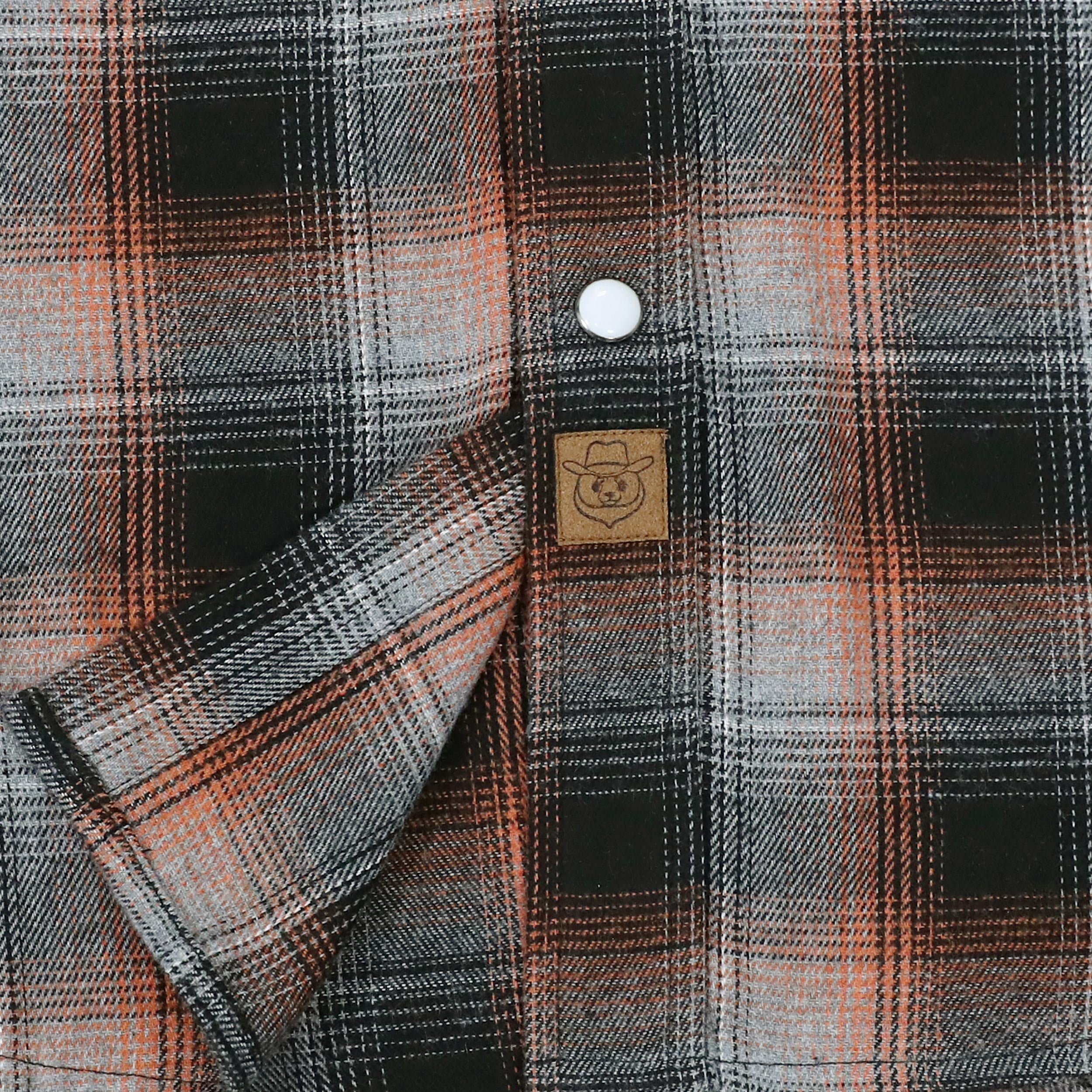 Dubinik® Flannel Shirt For Men Western Cowboy Pearl Snap Shirts For Men Long Sleeve Vintage Buttons Down Plaid Shirt #28604