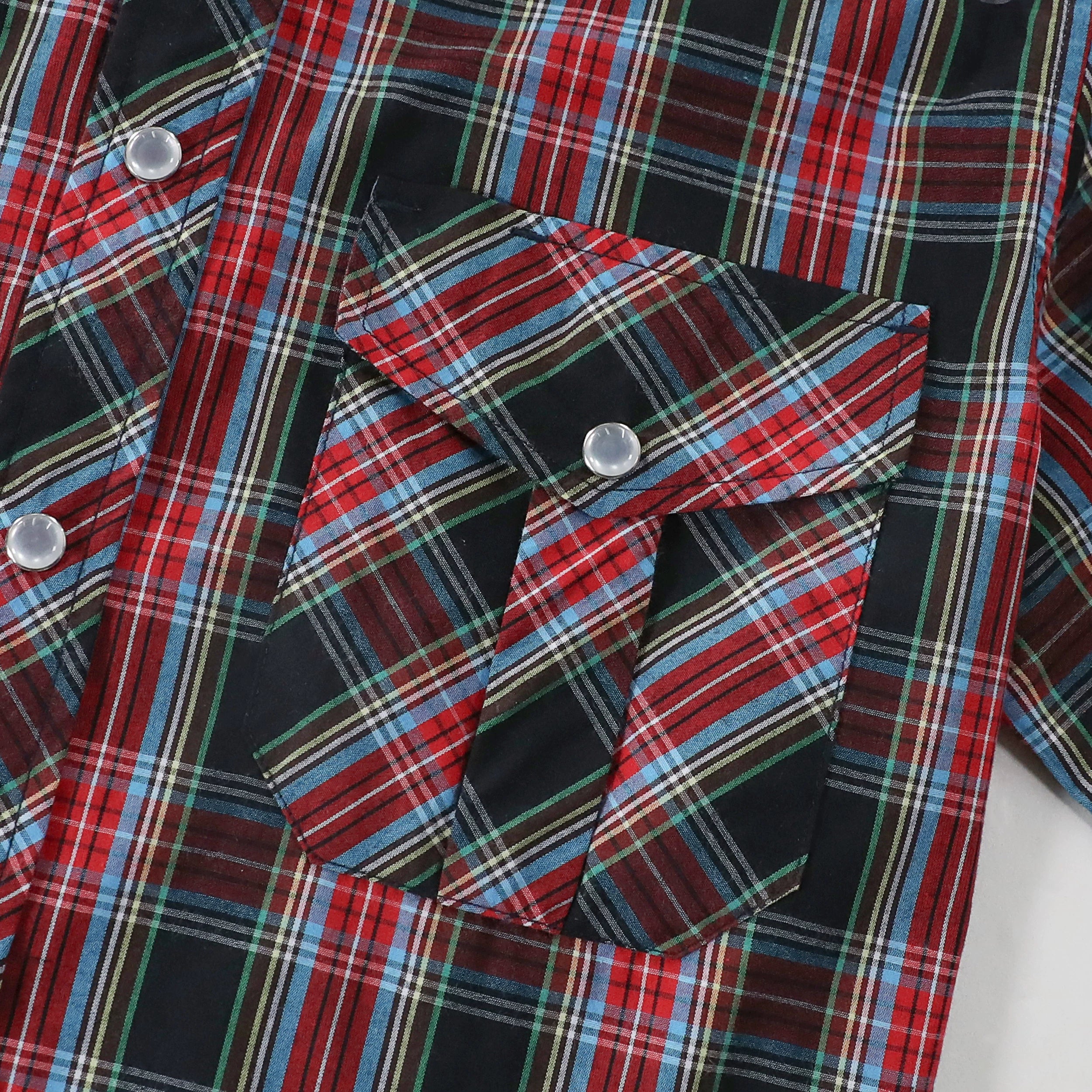 Dubinik® Pearl Snap Shirts für Herren Langarm Westernhemden für Herren Vintage Casual Plaid Shirt Cowboyhemden für Herren #42011 