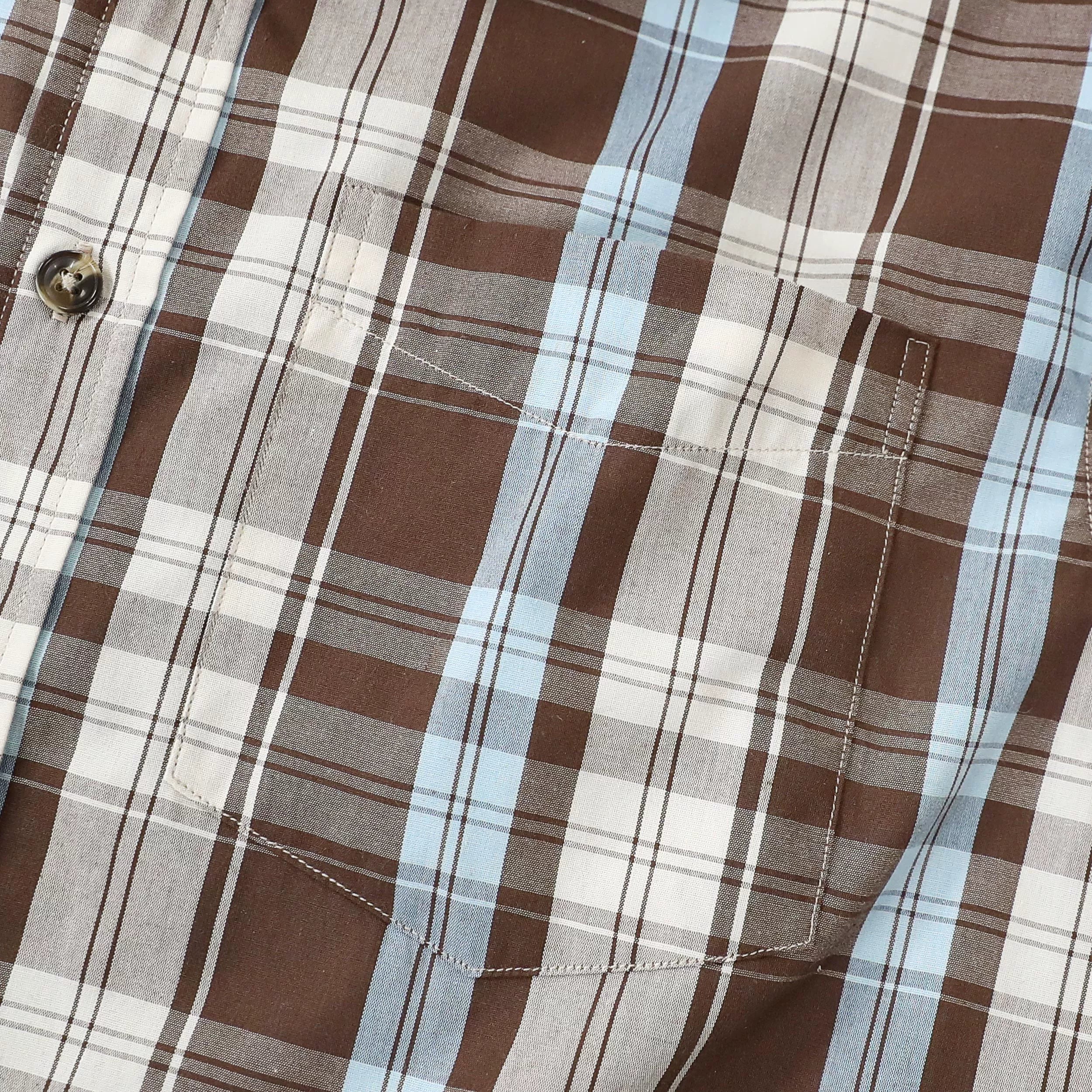 Dubinik®Mens Long Sleeve Casual Button Down Vintage Plaid Shirts#52001