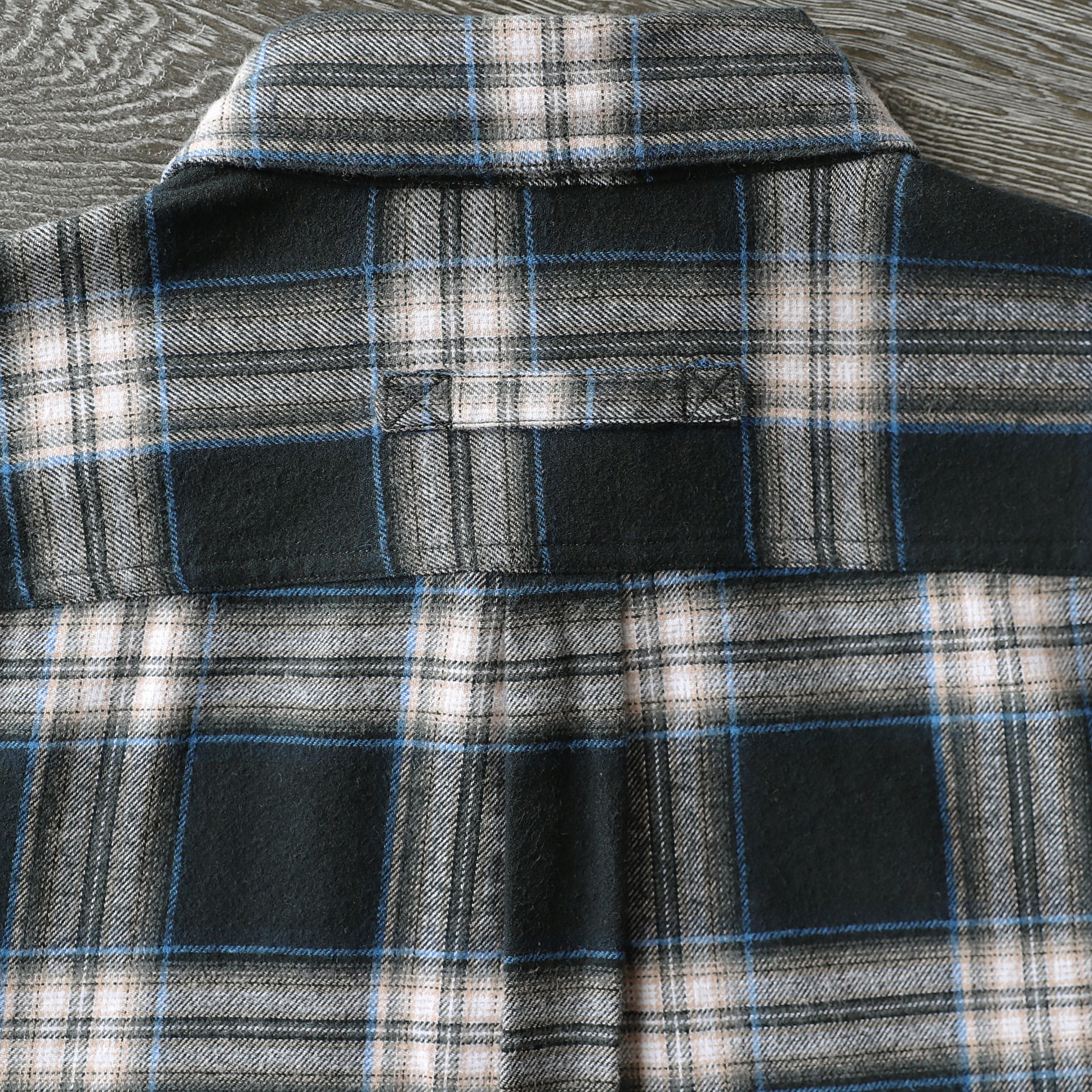 Chemise en flanelle Dubinik® pour homme, manches longues, boutonnée, à carreaux, tout en coton doux et brossé, chemise utilitaire décontractée #0030015