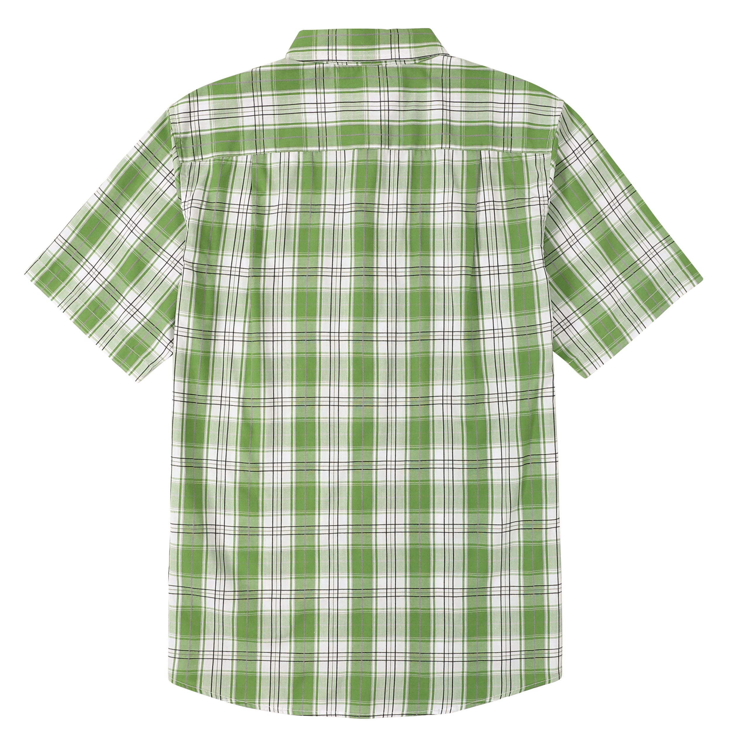 Dubinik® Mens Short Sleeve Button Down Shirts Summer Vintage Short Sleeve Button Down Men Lightweight Men's Casual Shirts#51022