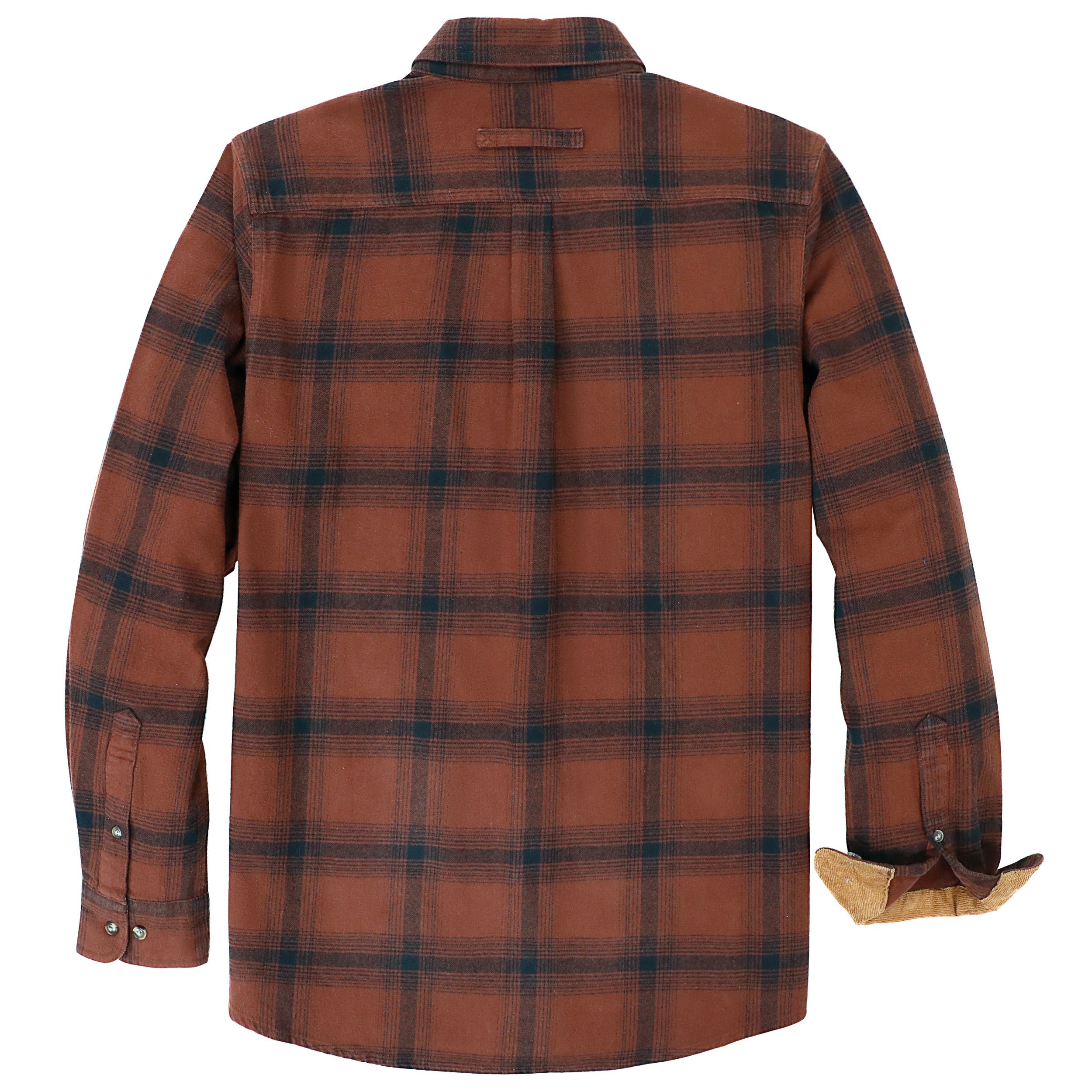 Chemise en flanelle Dubinik® pour homme, manches longues, boutonnée, à carreaux, tout en coton doux et brossé, chemise utilitaire décontractée #0030008