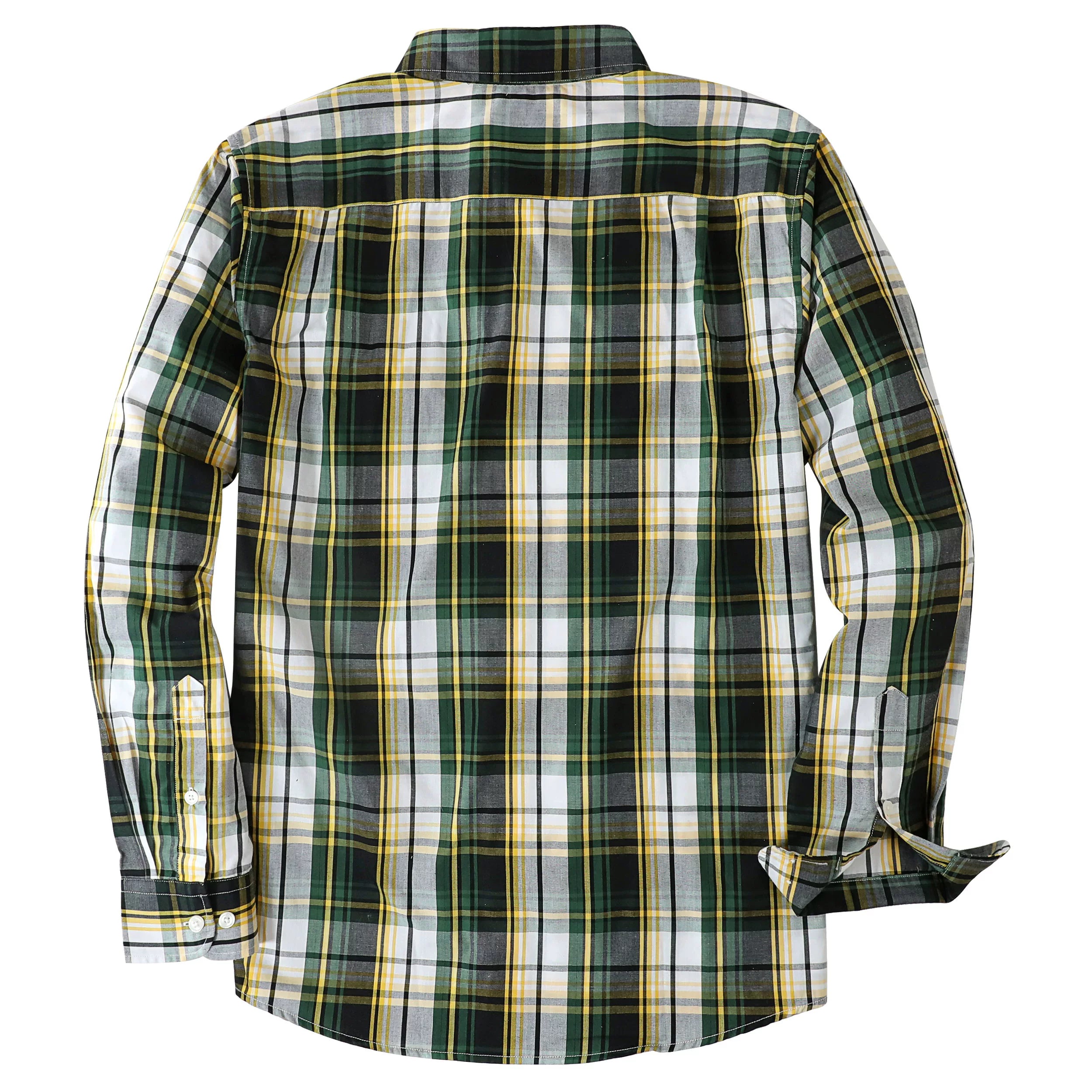 Dubinik®Mens Long Sleeve Casual Button Down Vintage Plaid Shirts#52004