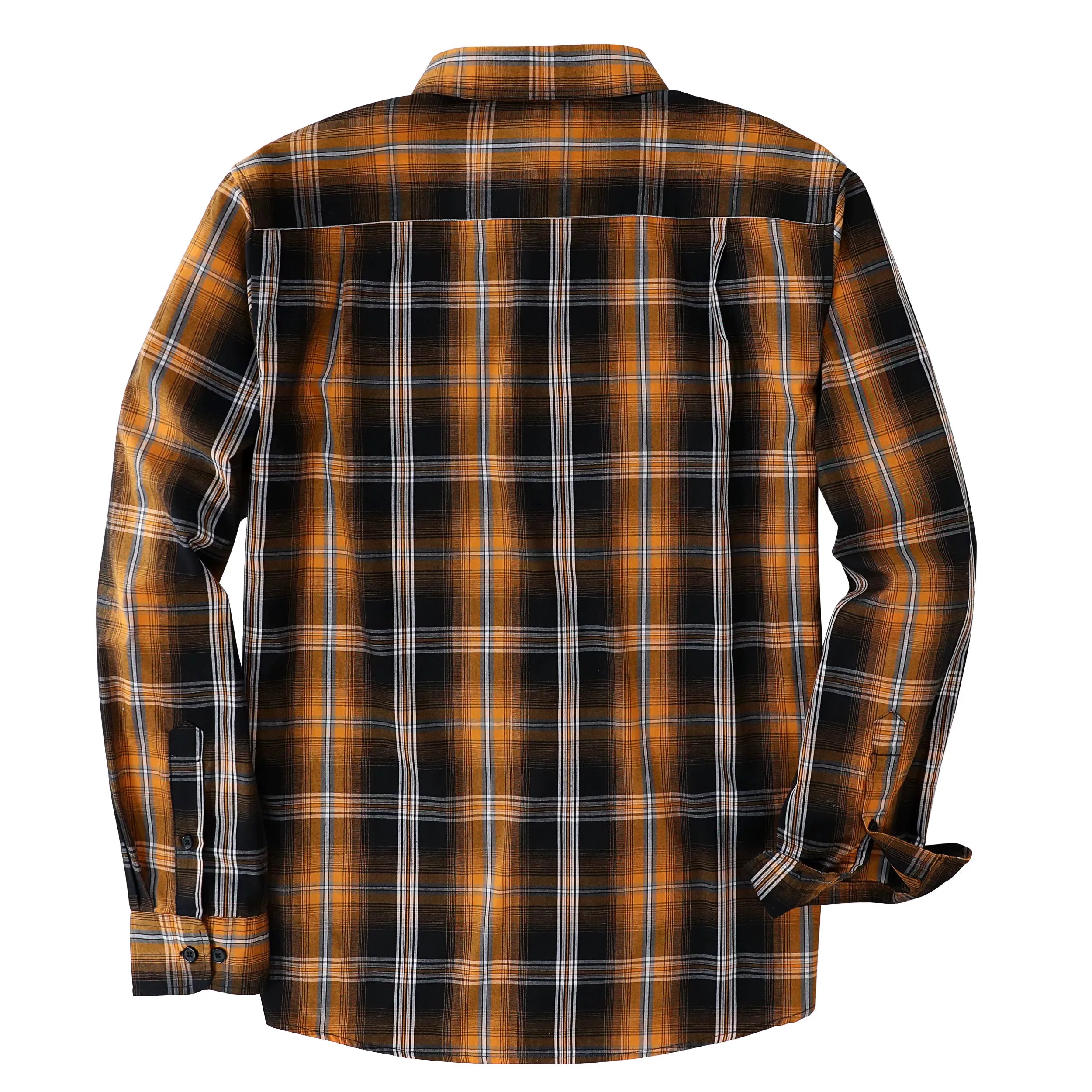 Dubinik®Mens Long Sleeve Casual Button Down Vintage Plaid Shirts#52005