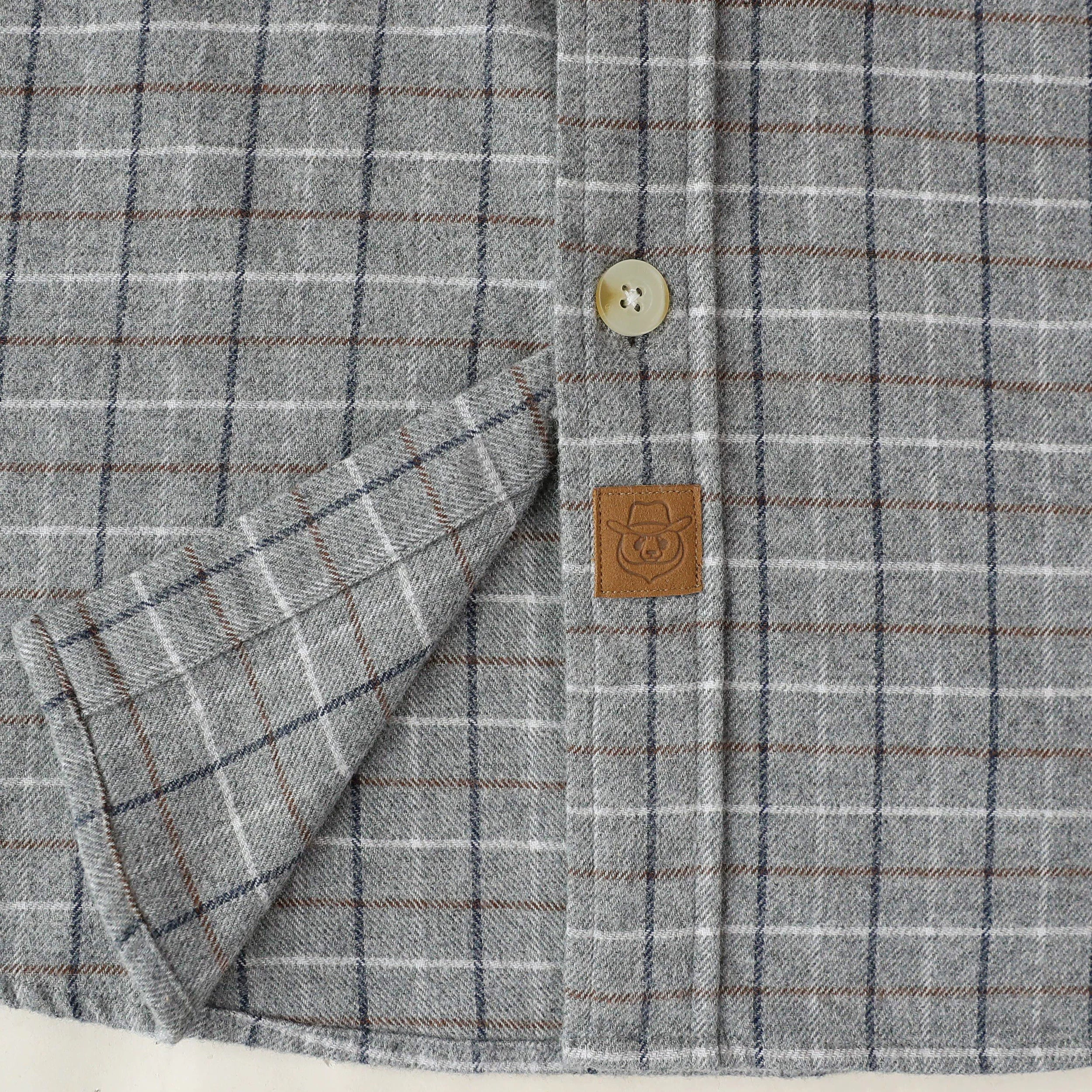 Chemise à carreaux Dubinik® à manches longues et mi-lourde pour homme, chaude et décontractée, en coton doux, boutonnée, #3419