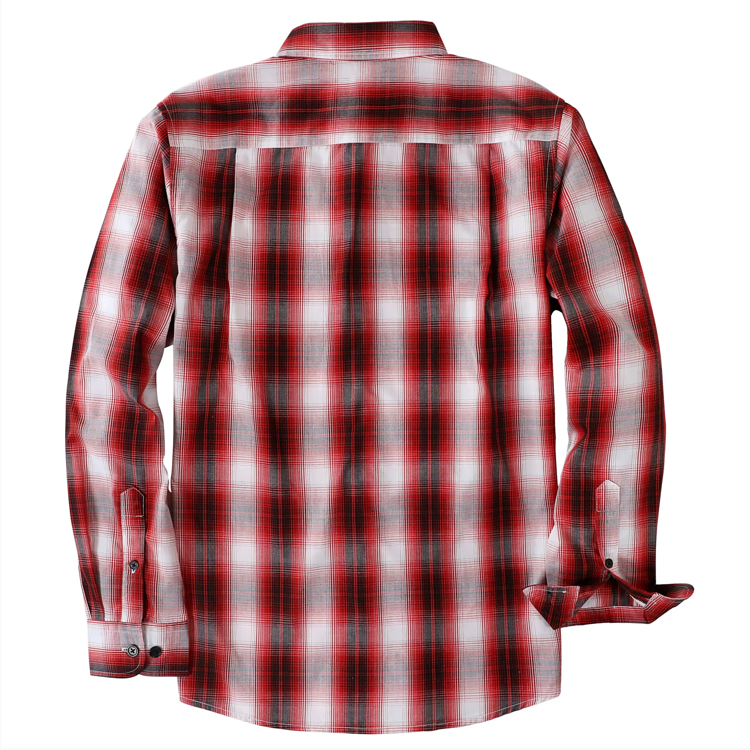 Dubinik®Mens Long Sleeve Casual Button Down Vintage Plaid Shirts#52028