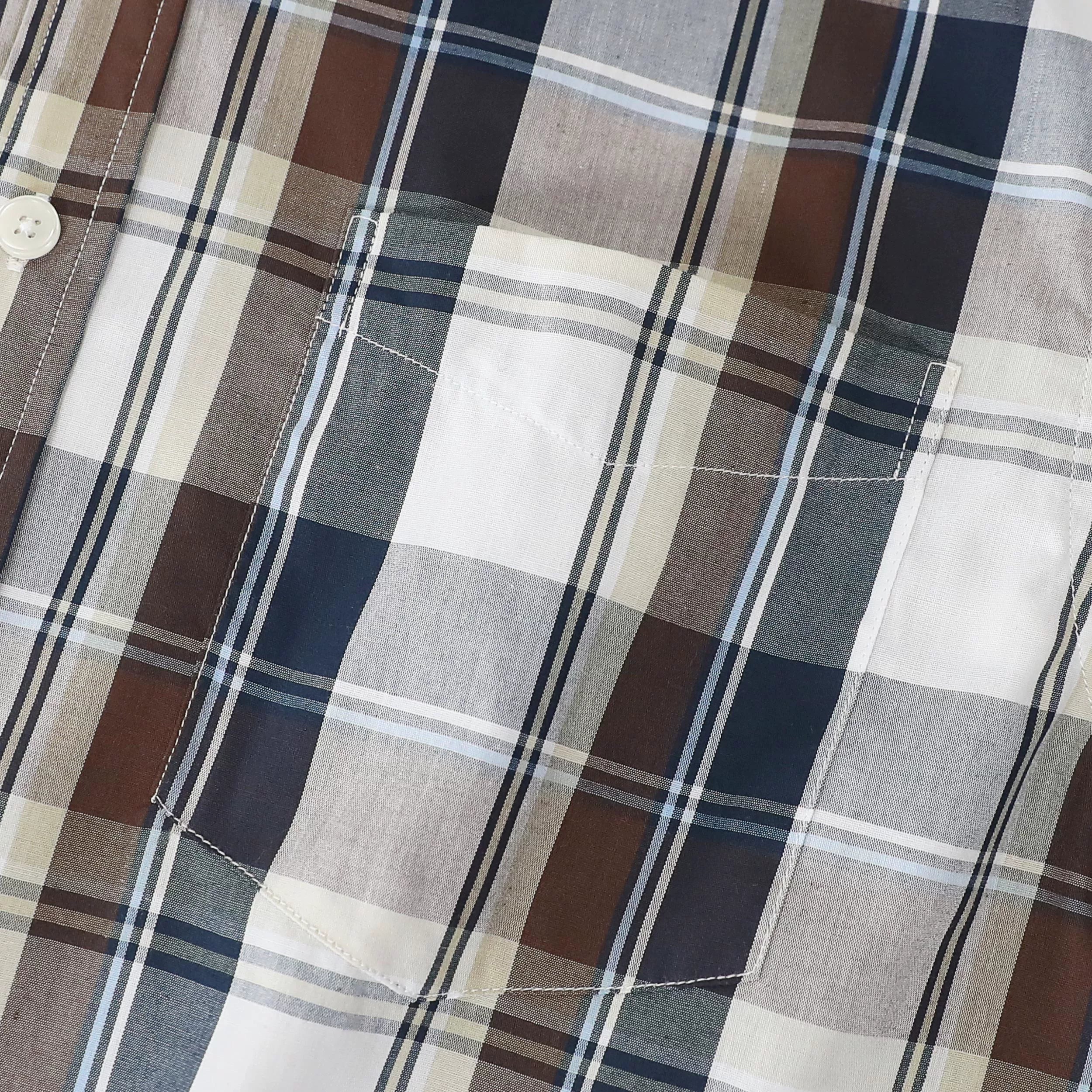 Dubinik®Mens Long Sleeve Casual Button Down Vintage Plaid Shirts#52006