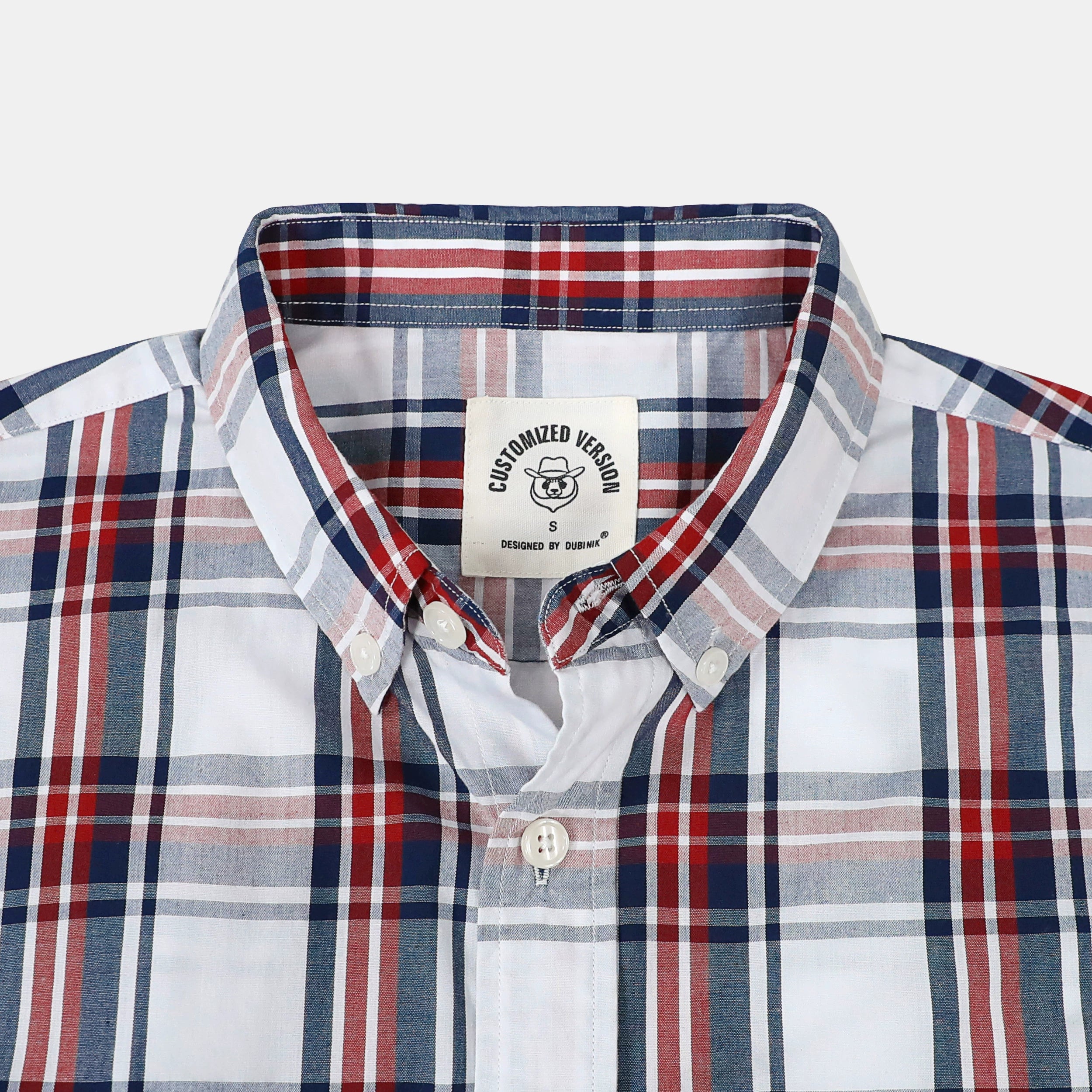 Dubinik®Mens Long Sleeve Casual Button Down Vintage Plaid Shirts#52025