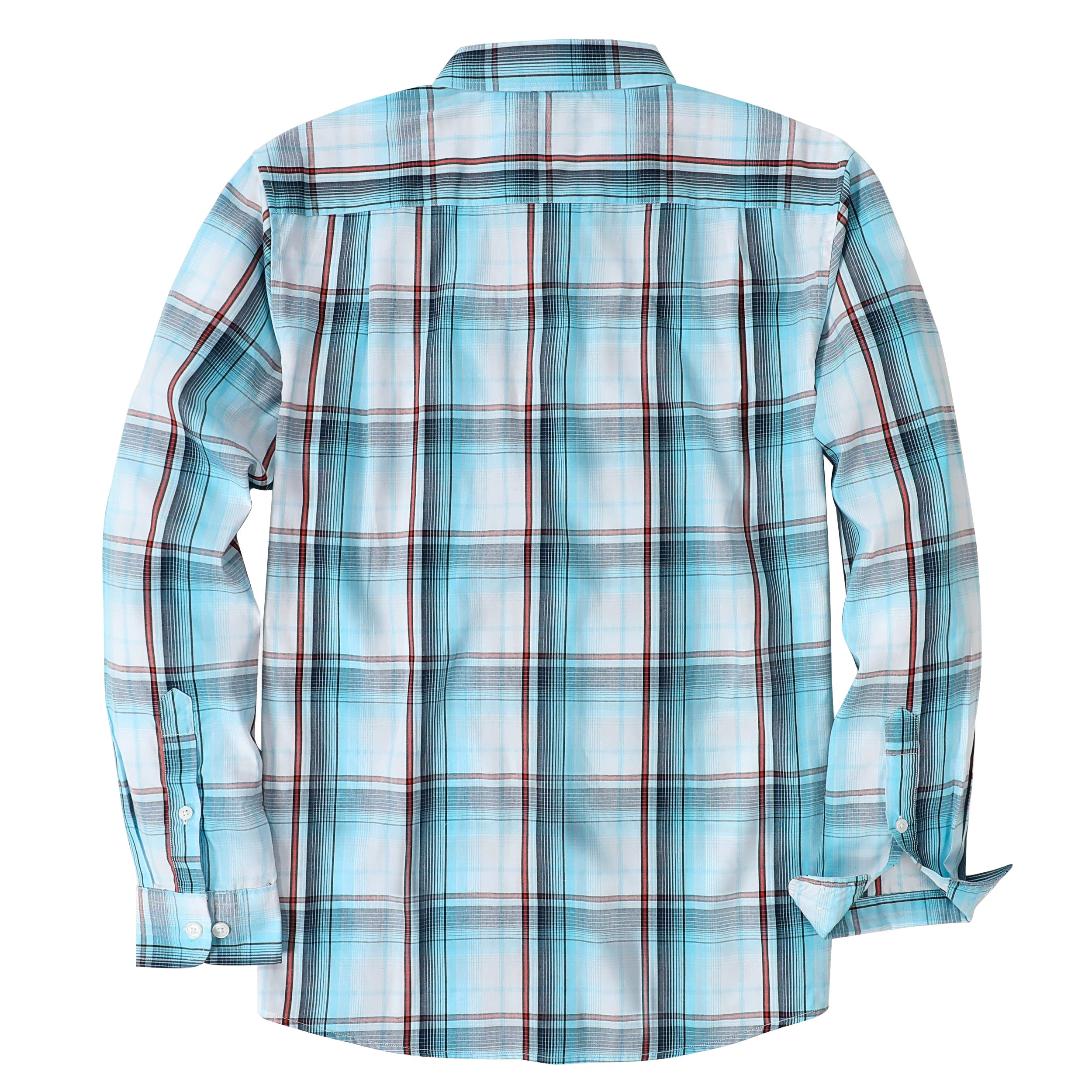 Dubinik®Mens Long Sleeve Casual Button Down Vintage Plaid Shirts#52018