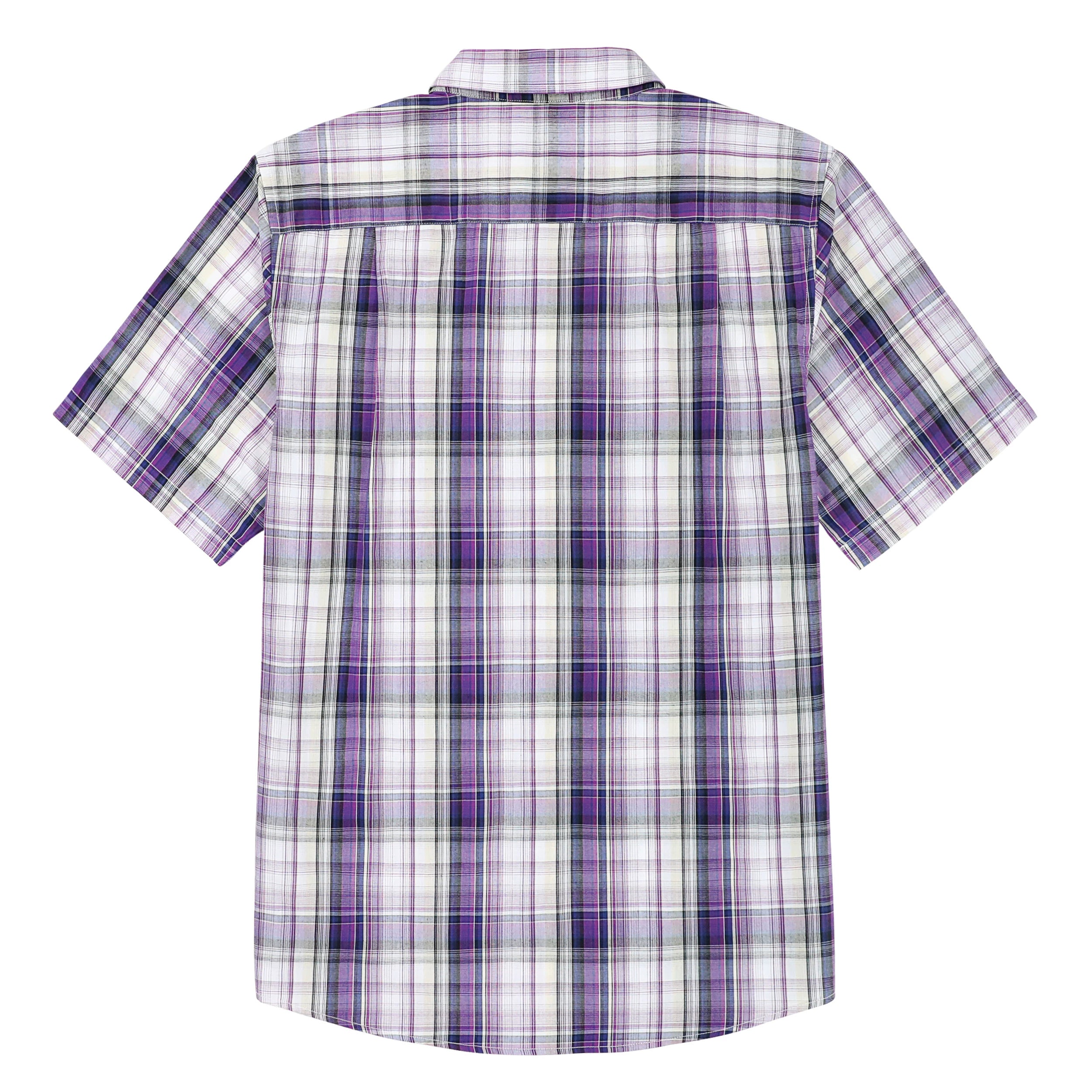 Dubinik® Mens Short Sleeve Button Down Shirts Summer Vintage Short Sleeve Button Down Men Lightweight Men's Casual Shirts#51008