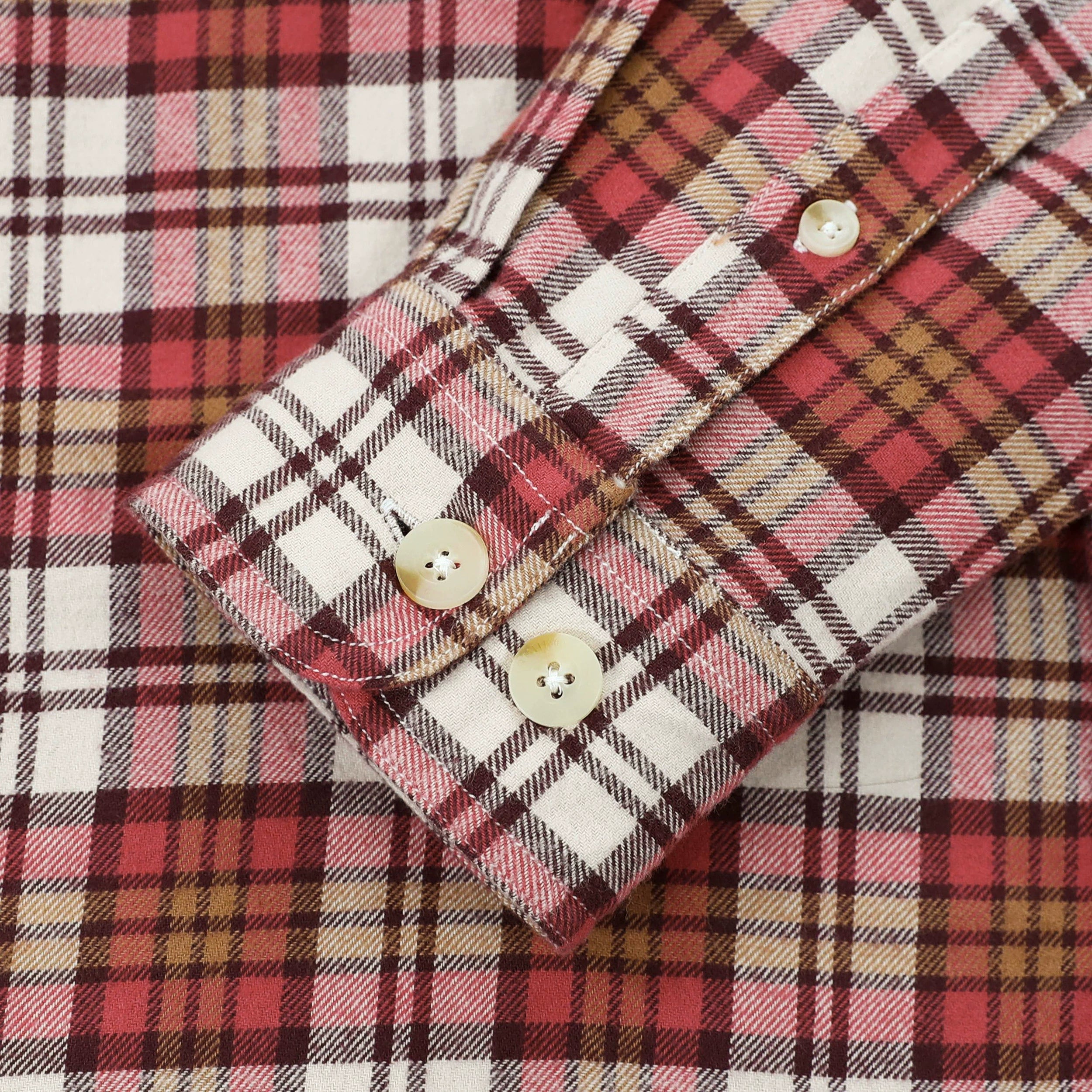 Chemise à carreaux Dubinik® à manches longues et mi-lourde pour homme, chaude, décontractée et douce, en coton, boutonnée, #3410