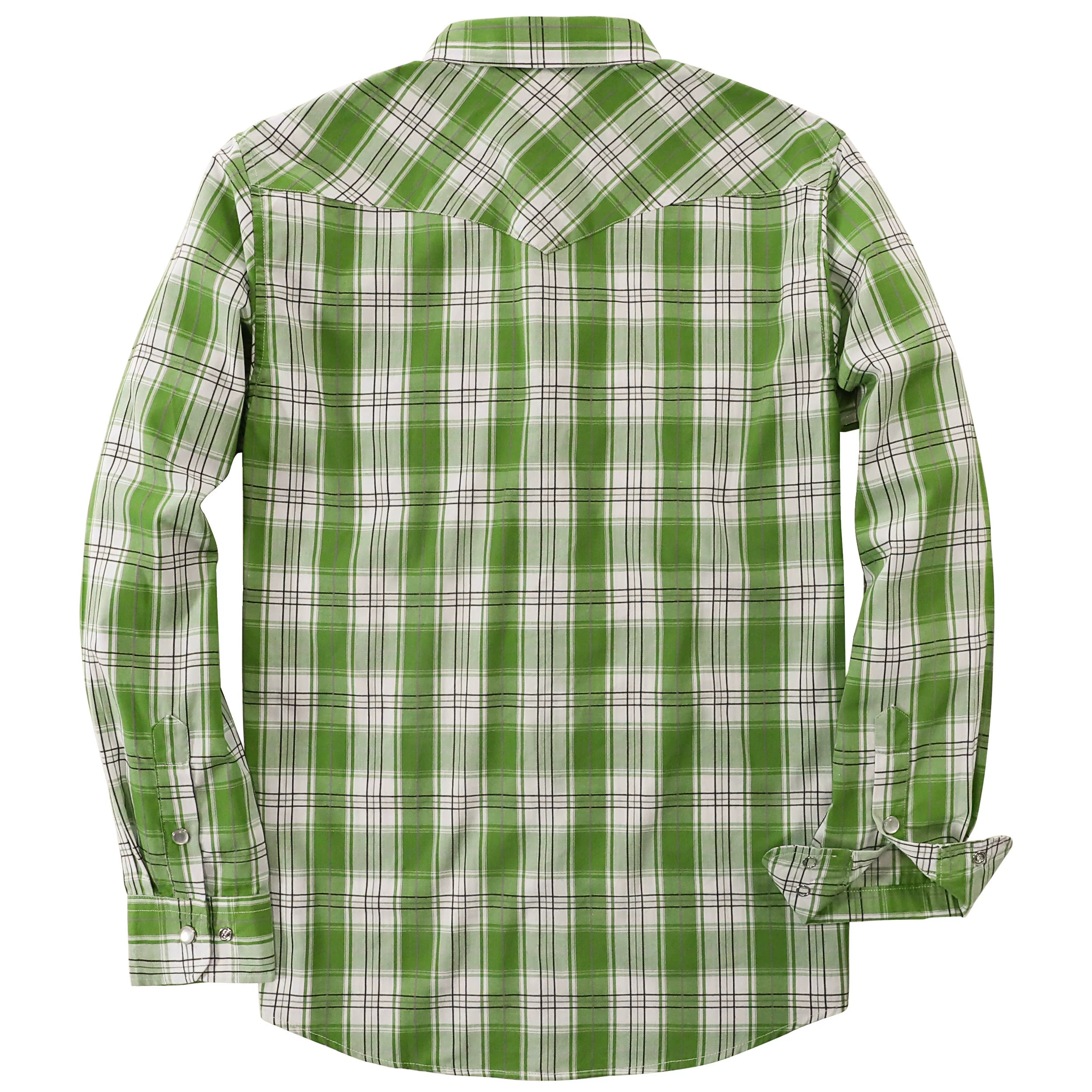 Dubinik® Pearl Snap Long Sleeve Western Shirts for Men Vintage Casual Plaid Cowboy Shirts#42022 Tall size in stock now!