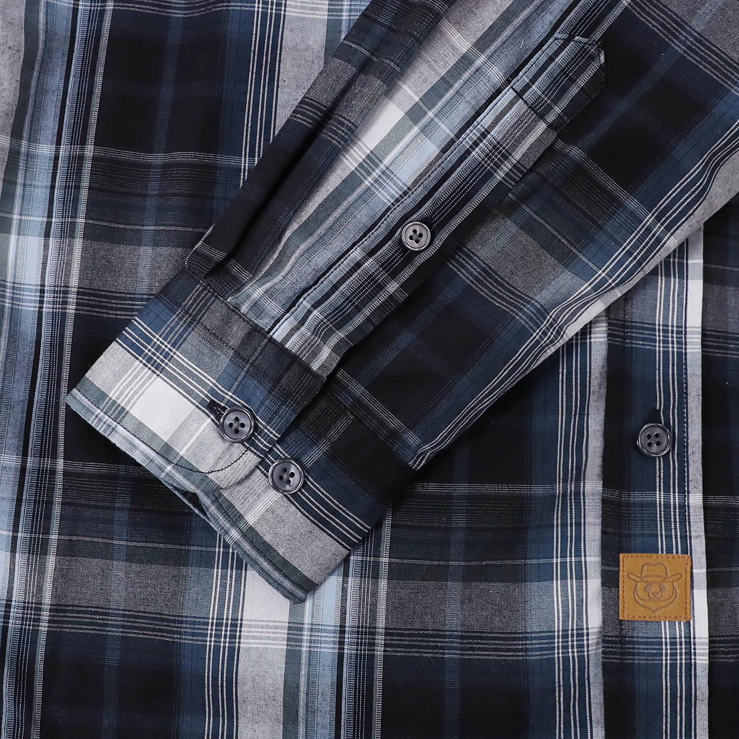 Chemises à carreaux vintage à manches longues et boutons pour homme Dubinik®#52024