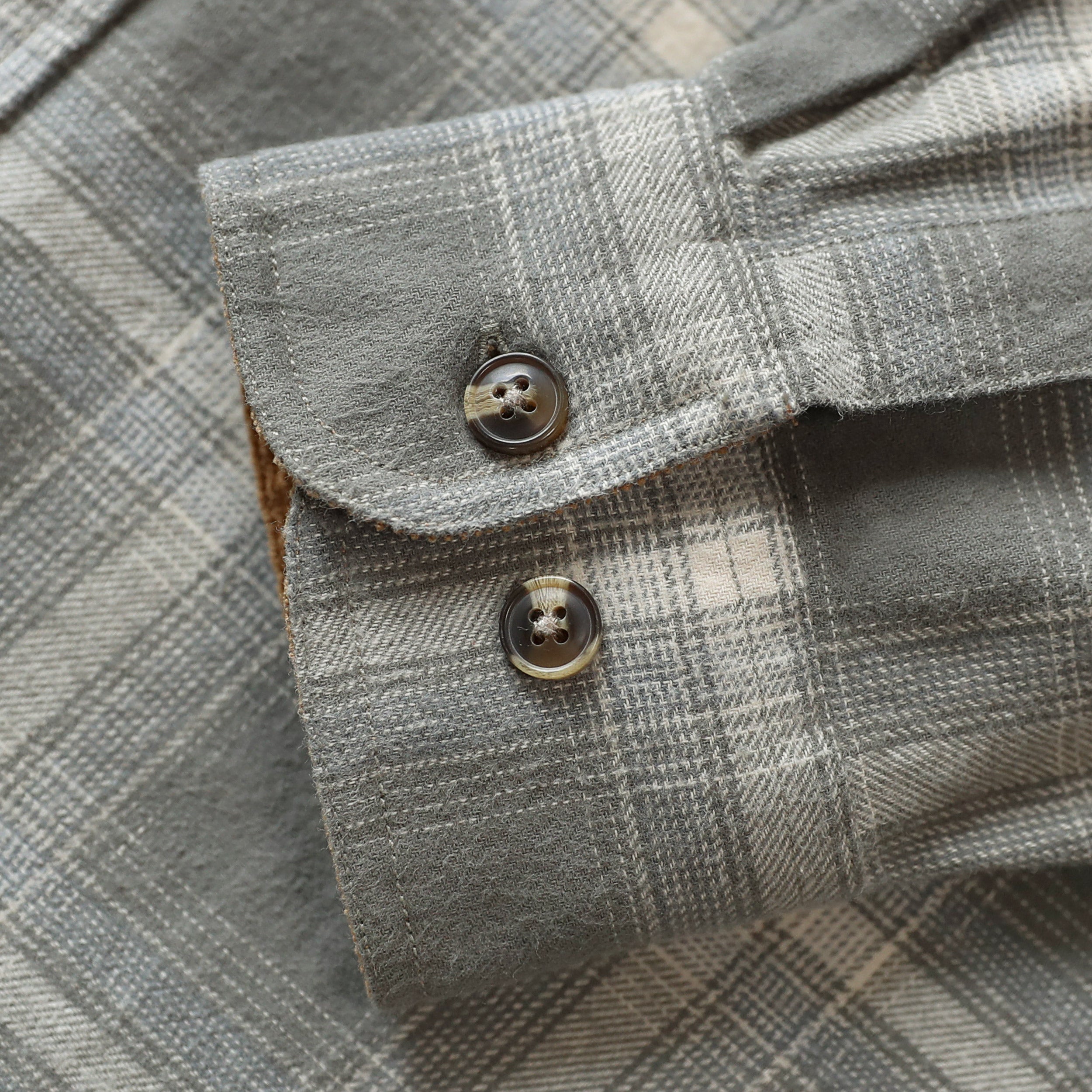 Dubinik® Herren Flanellhemd Langarm Button-Down Plaid Alle Baumwolle Weich Gebürstetes Flanellhemd Für Männer Utility Casual Shirt #0030012
