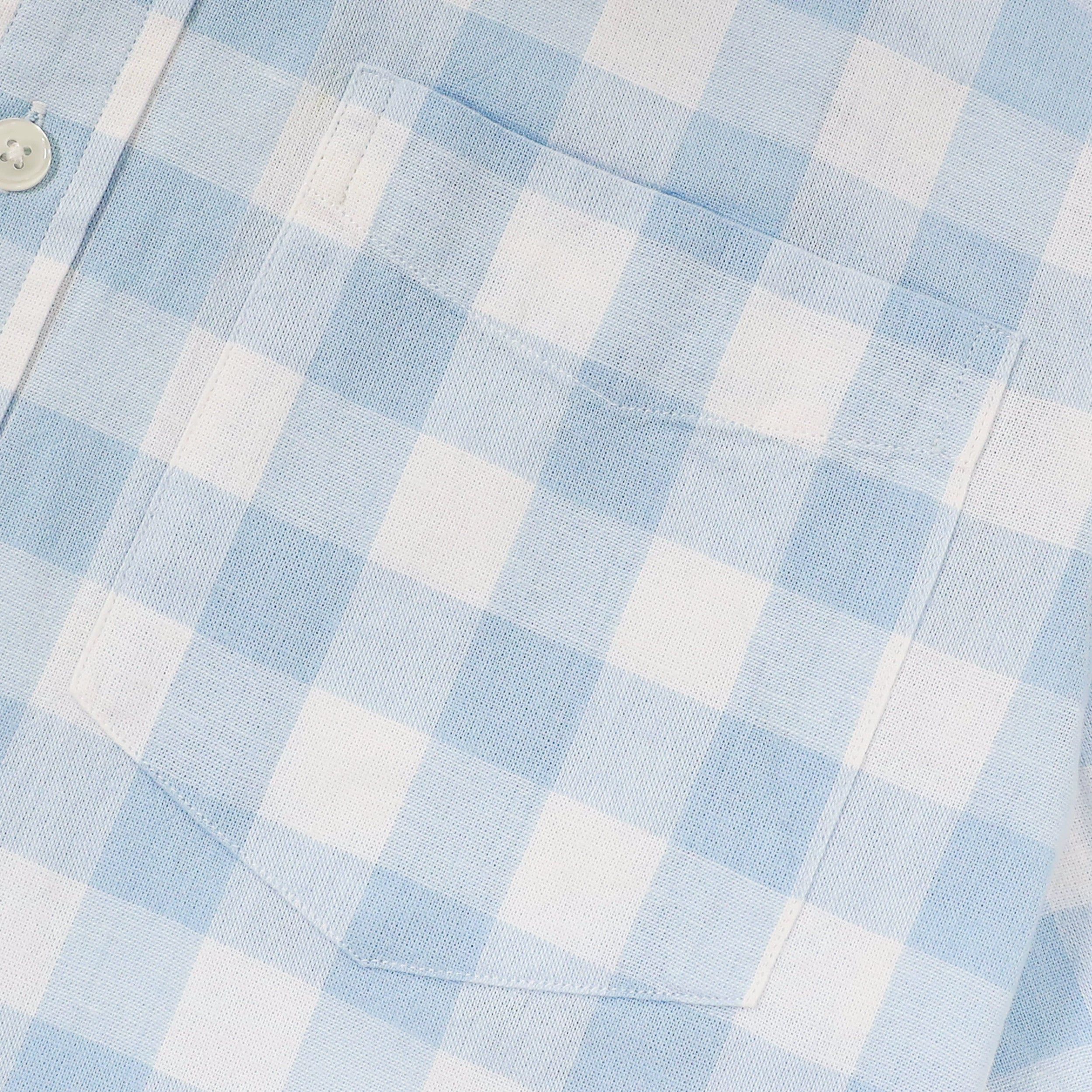 Chemises boutonnées à manches courtes pour hommes Dubinik®, 100 % coton, à carreaux, décontractées, avec poche, n° 01148 