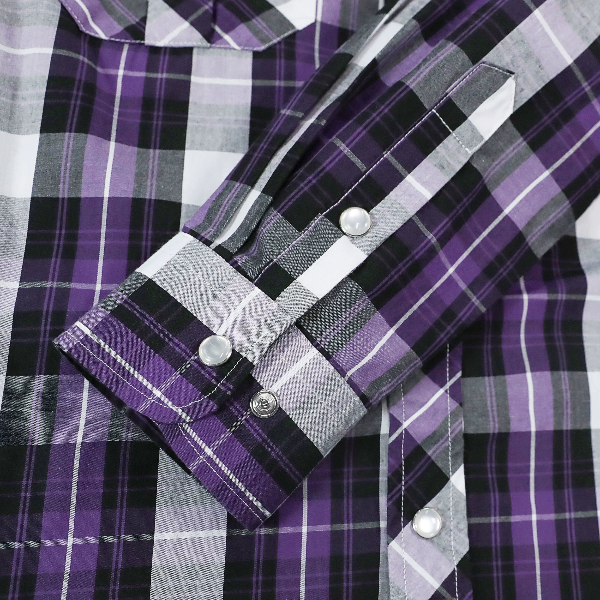 Dubinik® Pearl Snap Shirts for Men Long Sleeve Western Shirts for Men Vintage Casual Plaid Shirt Cowboy Shirts for Men#42033