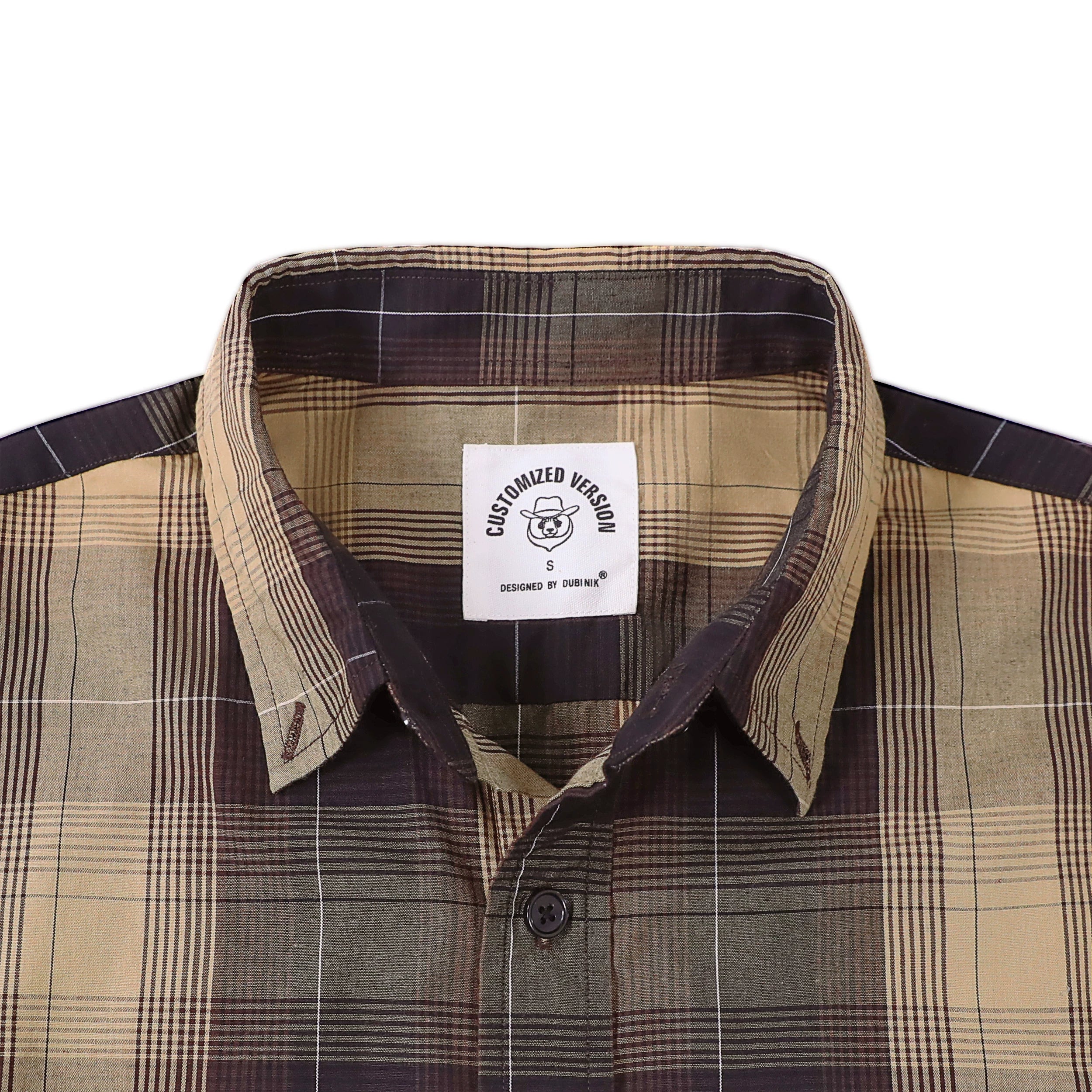 Dubinik® Herren Kurzarm Button-Down-Hemden Sommer Vintage Kurzarm Button-Down Männer Leichte Herren Freizeithemden #51027