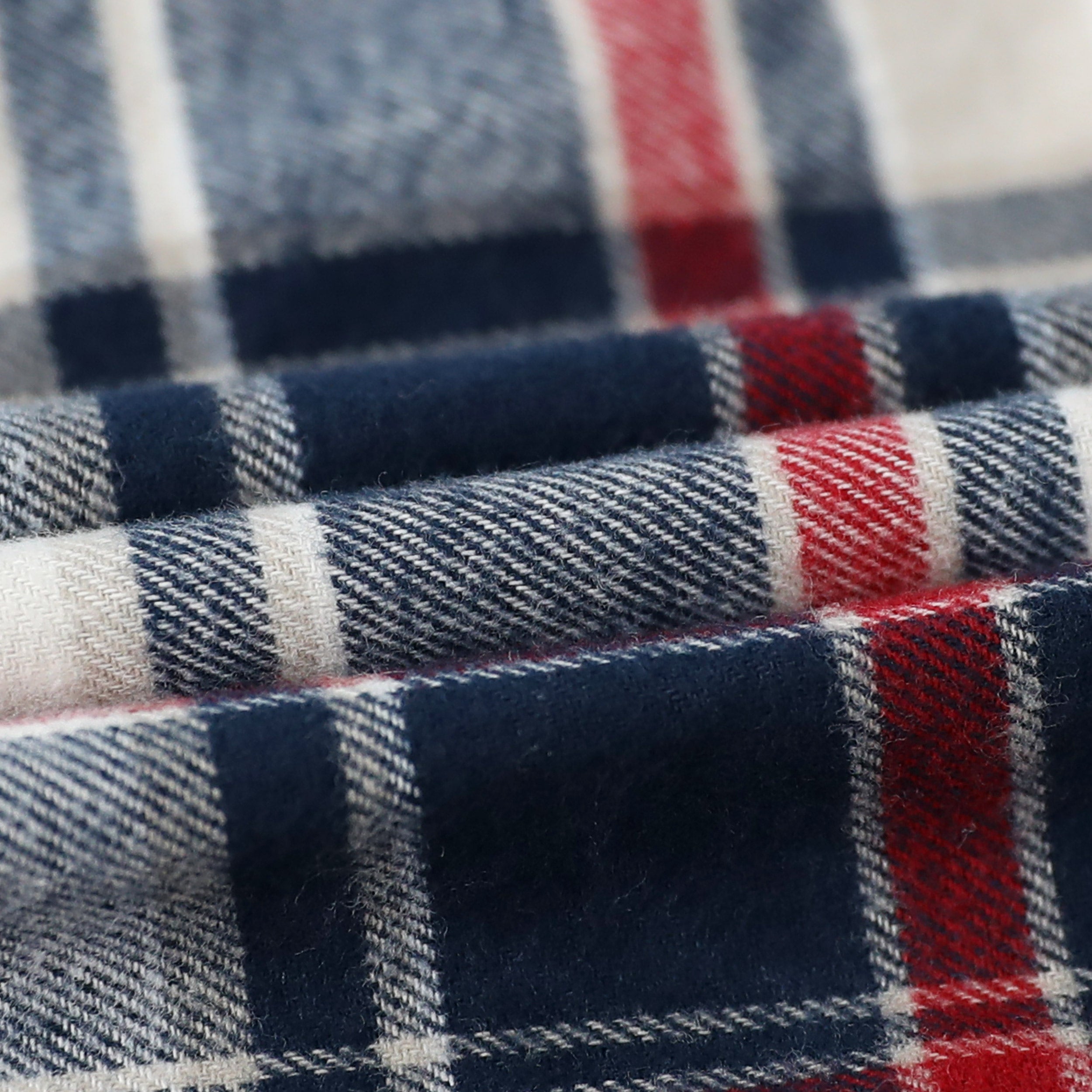 Chemise en flanelle Dubinik® pour homme, manches longues, boutonnée, à carreaux, tout en coton doux et brossé, chemise utilitaire décontractée pour homme #0030020