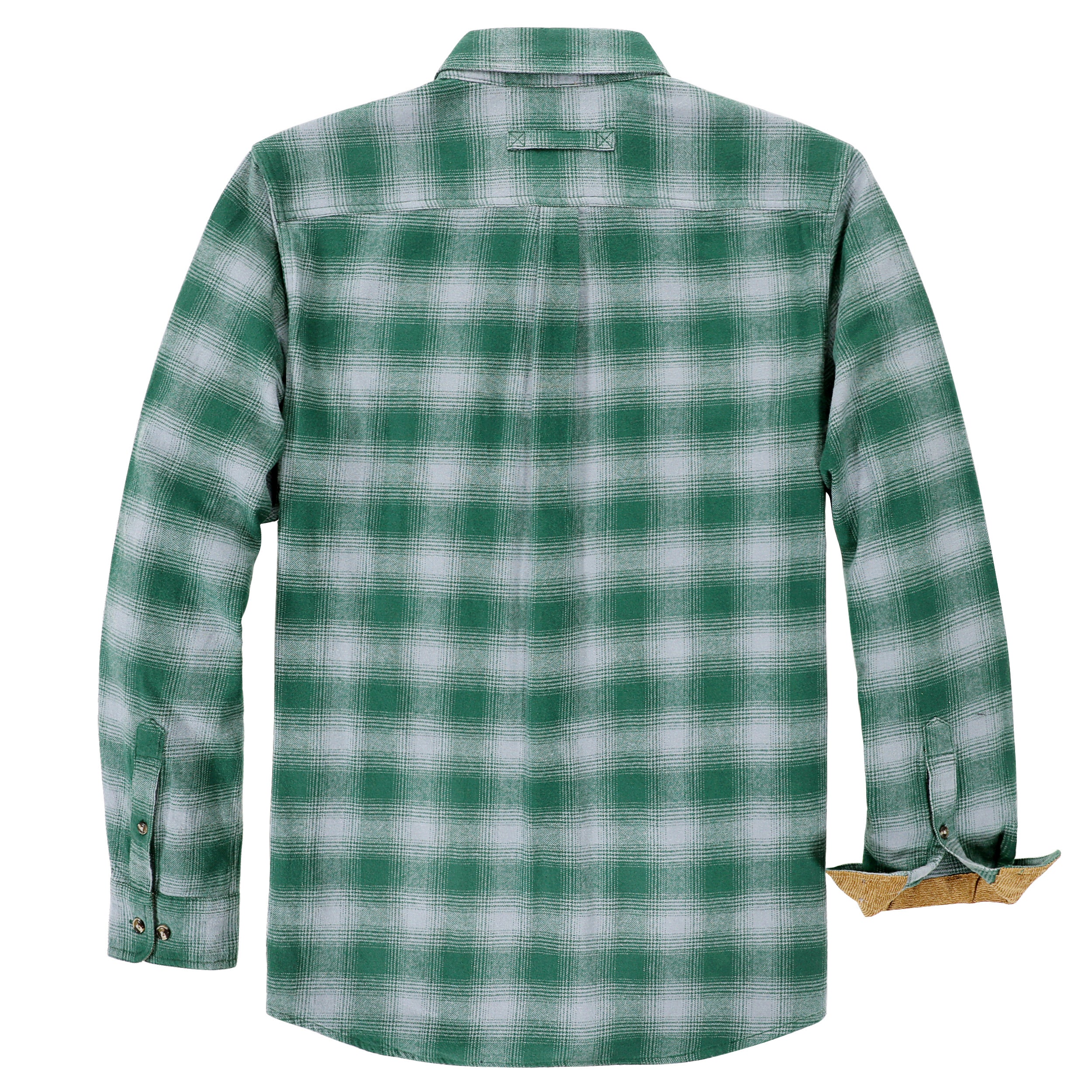 Chemise en flanelle Dubinik® pour homme, manches longues, boutonnée, à carreaux, tout en coton doux et brossé, chemise utilitaire décontractée #0030024