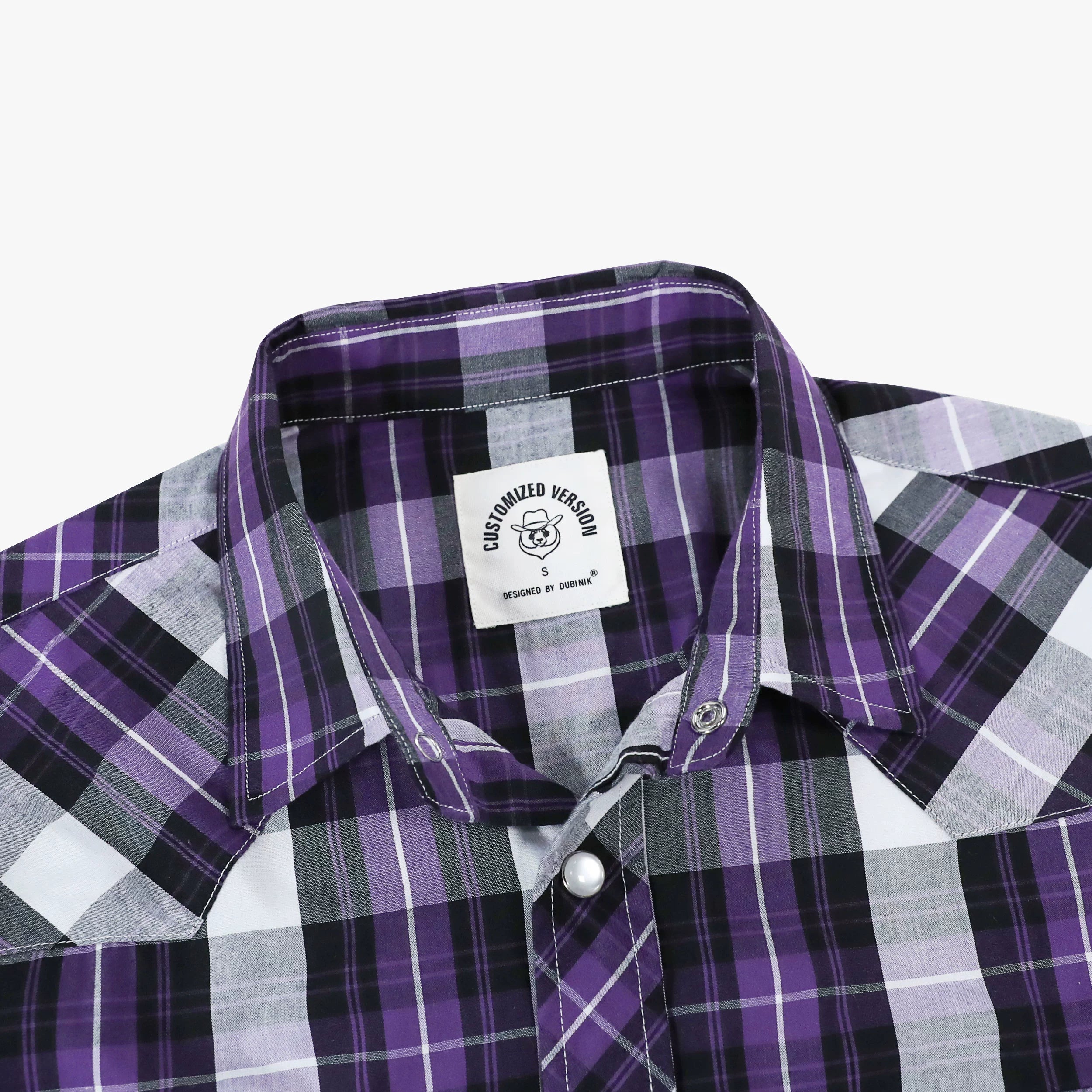 Dubinik® Pearl Snap Shirts for Men Long Sleeve Western Shirts for Men Vintage Casual Plaid Shirt Cowboy Shirts for Men#42033