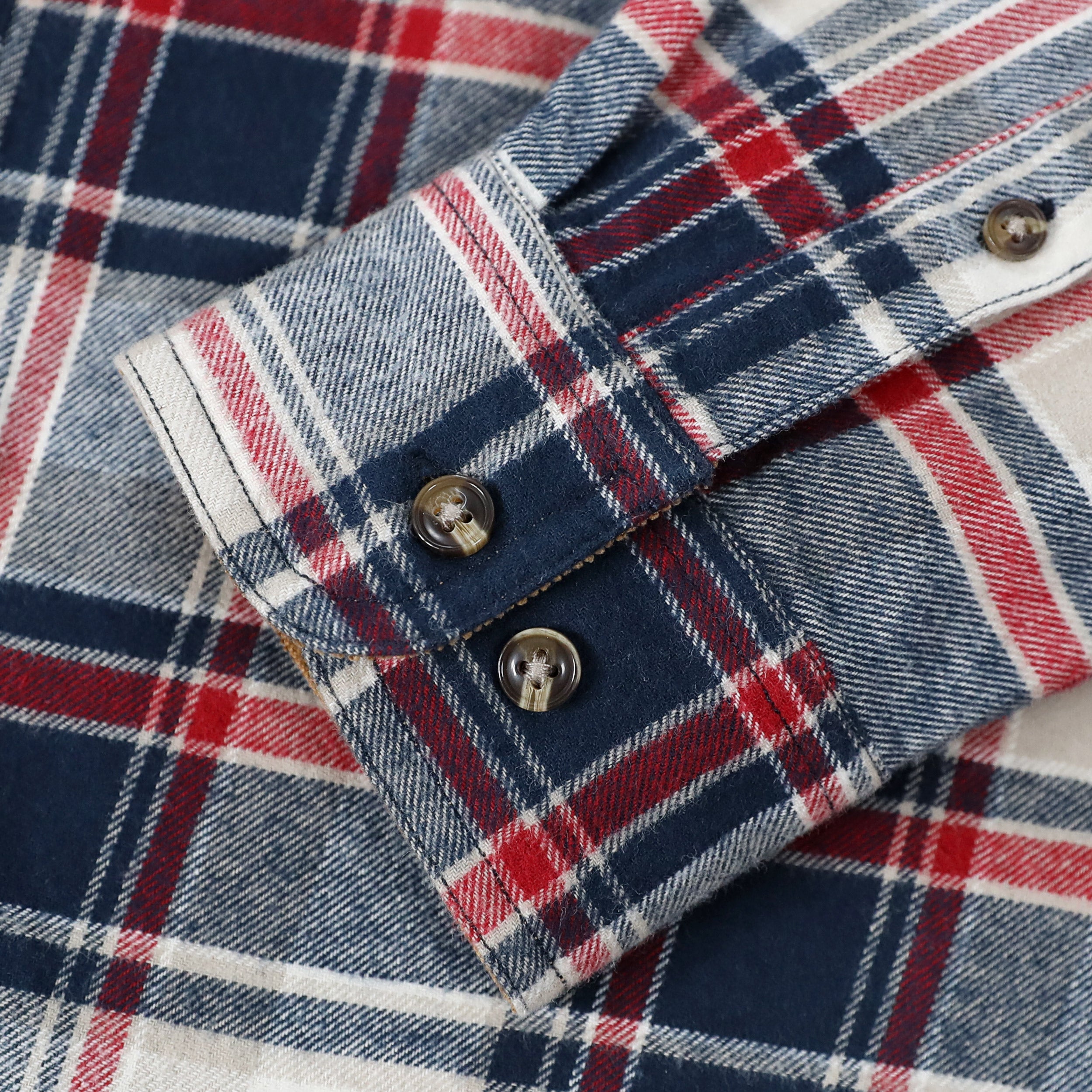Chemise en flanelle Dubinik® pour homme, manches longues, boutonnée, à carreaux, tout en coton doux et brossé, chemise utilitaire décontractée pour homme #0030020