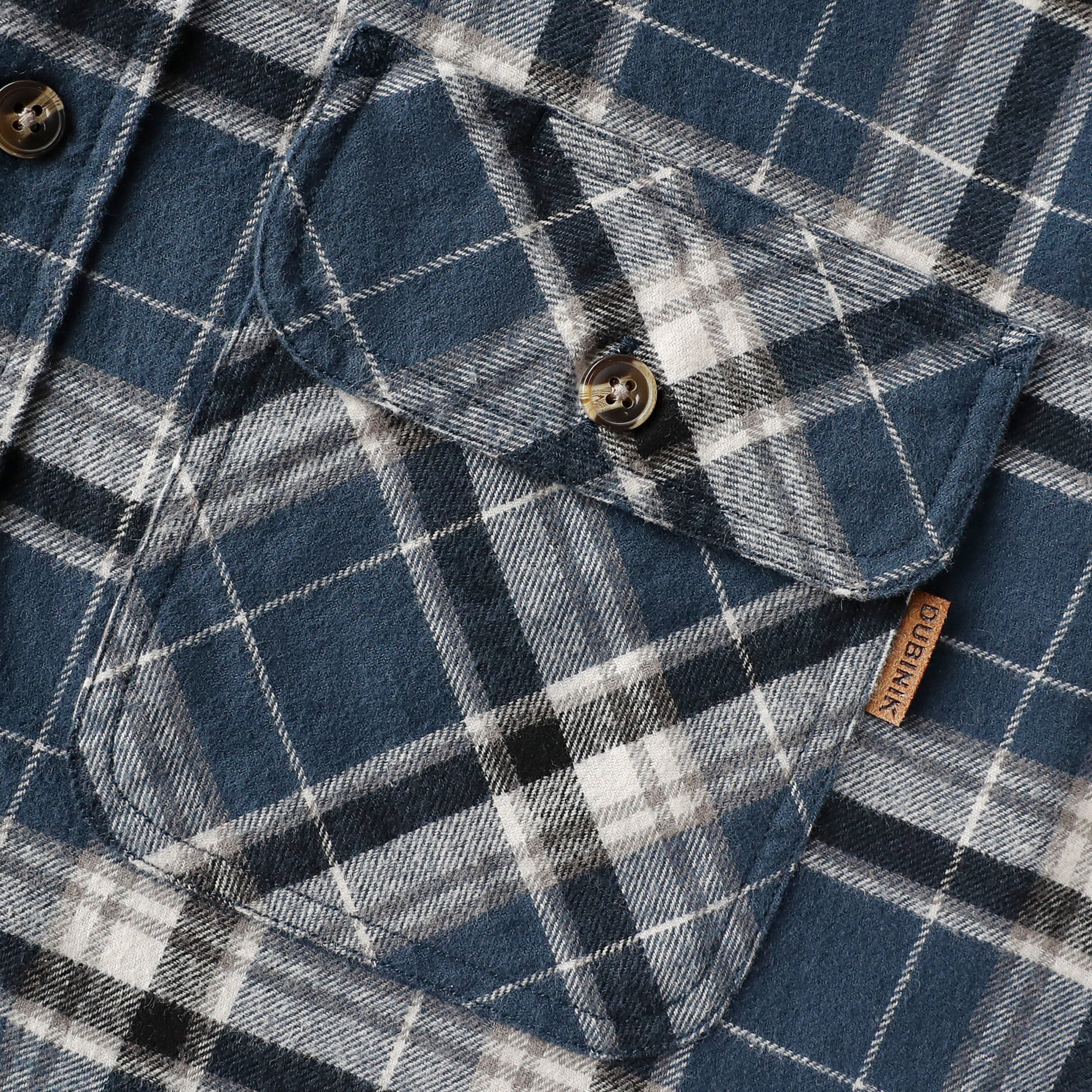 Chemise en flanelle Dubinik® pour homme, manches longues, boutonnée, à carreaux, tout en coton doux et brossé, chemise utilitaire décontractée pour homme #0030021
