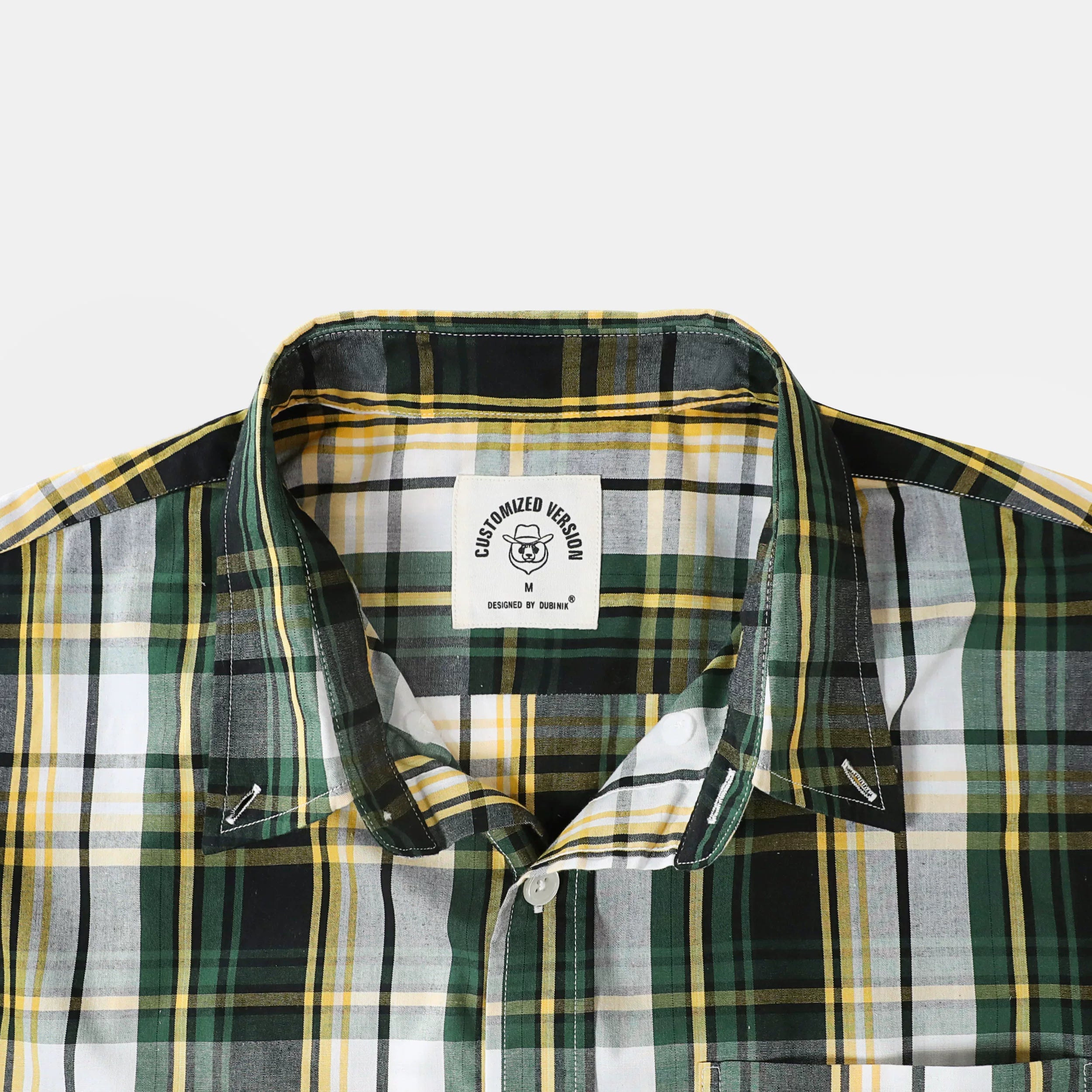 Dubinik®Mens Long Sleeve Casual Button Down Vintage Plaid Shirts#52004