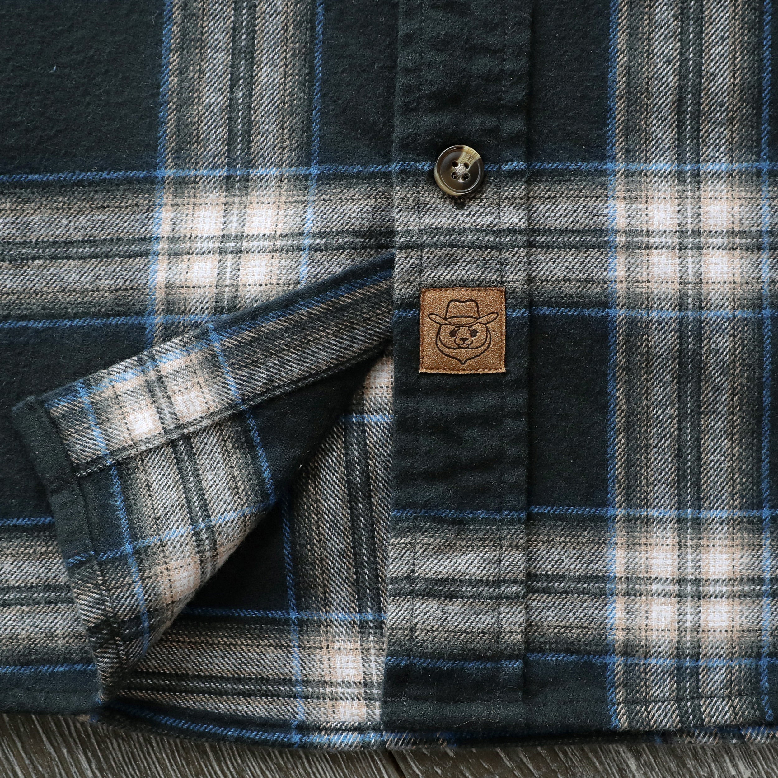 Chemise en flanelle Dubinik® pour homme, manches longues, boutonnée, à carreaux, tout en coton doux et brossé, chemise utilitaire décontractée #0030015