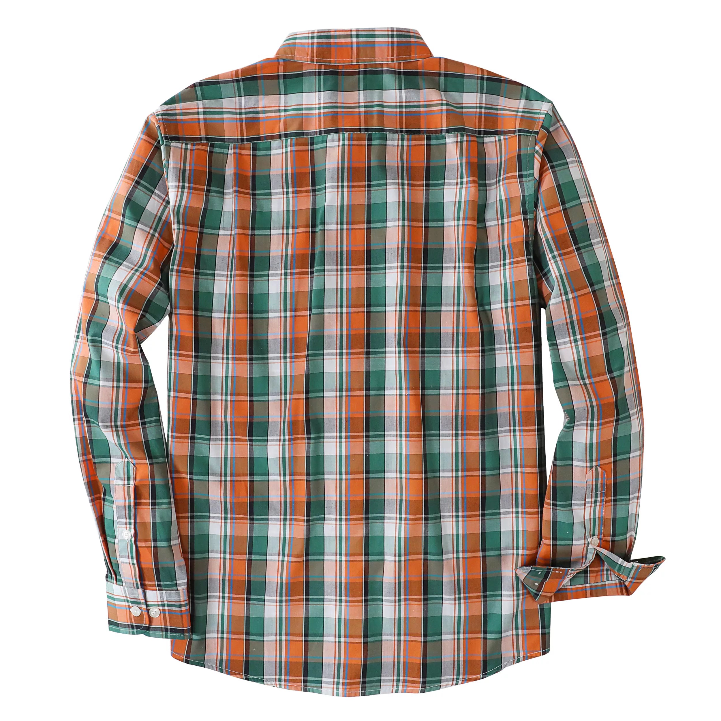 Dubinik®Mens Long Sleeve Casual Button Down Vintage Plaid Shirts#52020