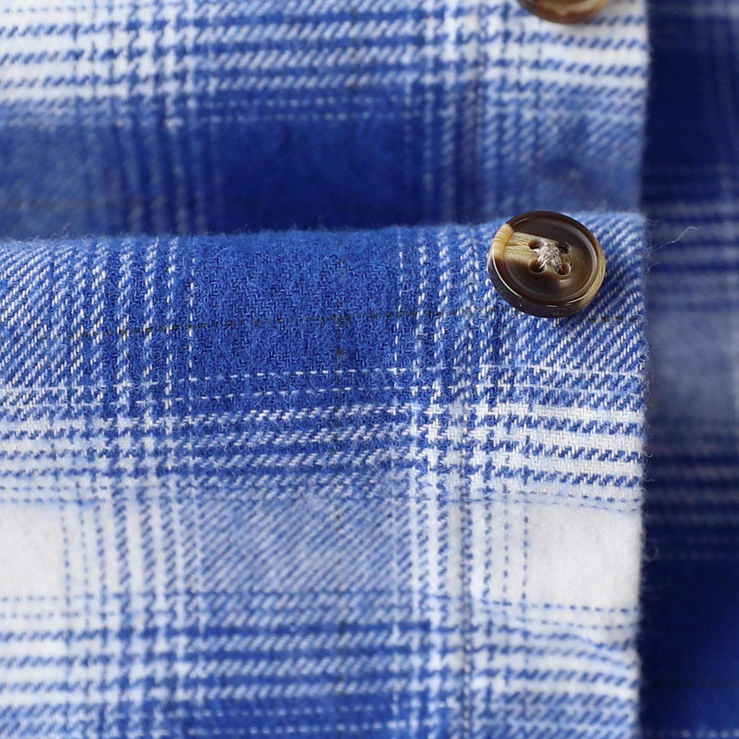 Chemise en flanelle Dubinik® pour homme, manches longues, boutonnée, à carreaux, tout en coton doux et brossé, chemise utilitaire décontractée pour homme #0030017