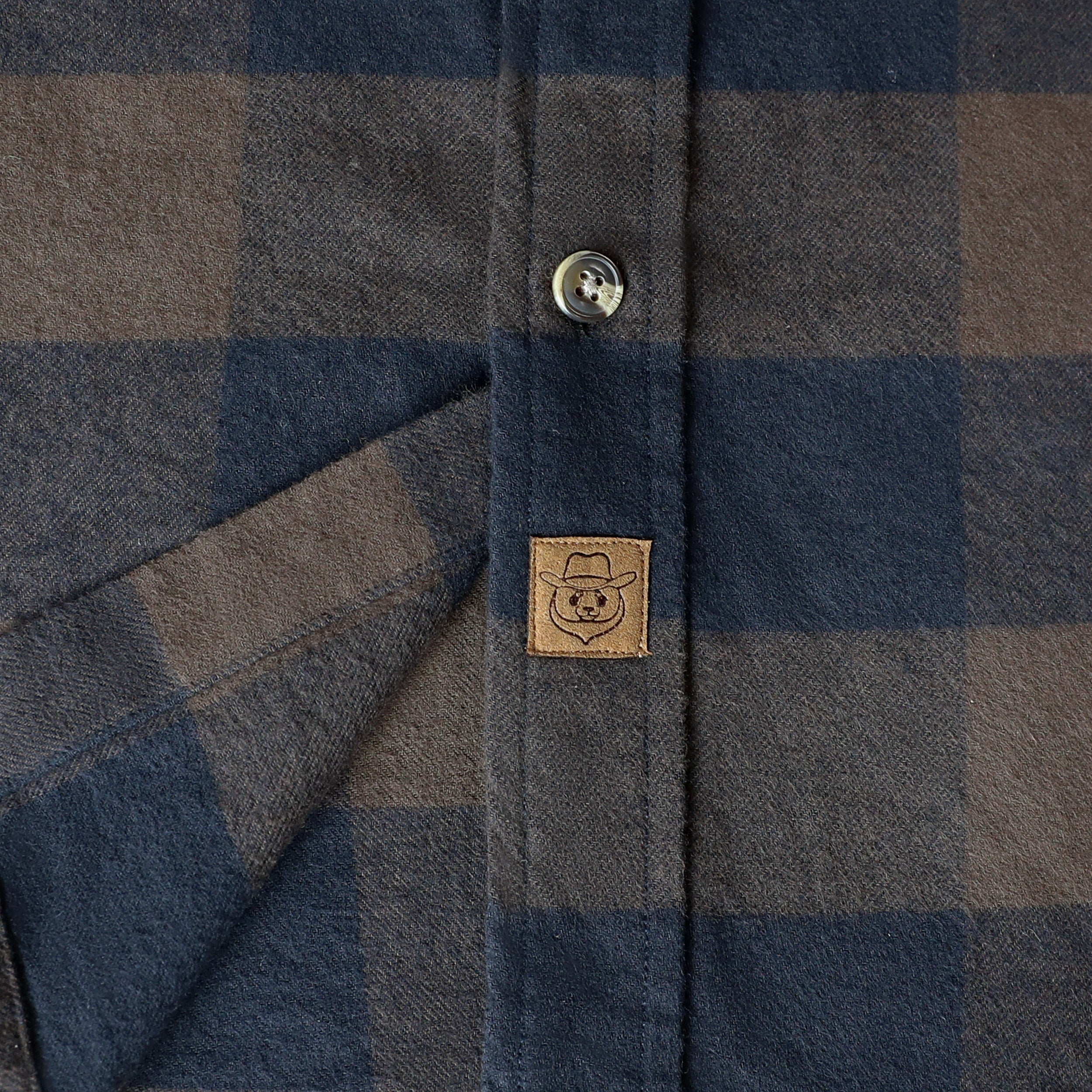 Dubinik® Mens Flannel Shirt Long Sleeve Button Down Plaid All Cotton Soft Brushed Flannel Shirt For Men Utility Casual Shirt #0030011