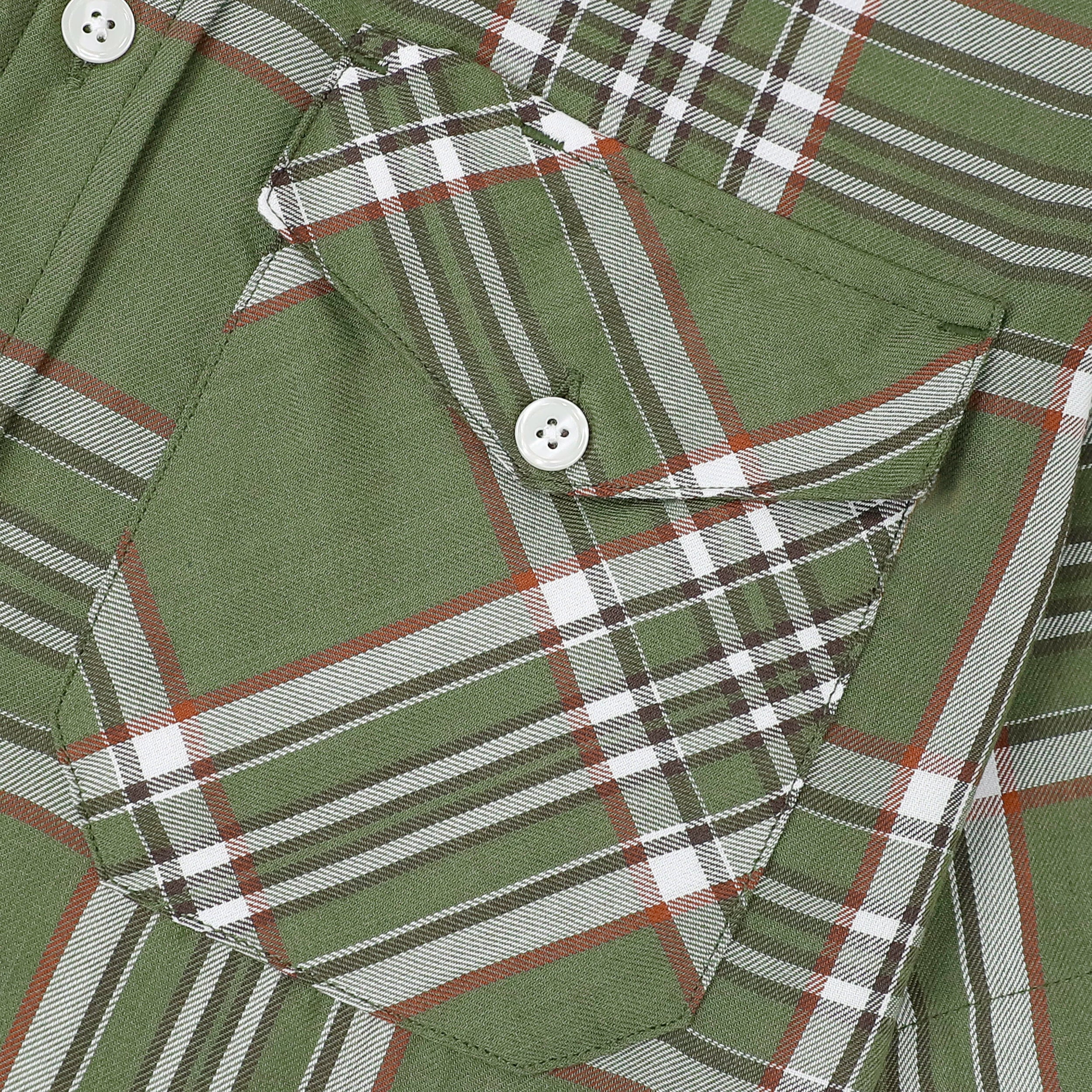 Dubinik® Bamboo Viscose Mens Short Sleeve Button Down Pockets Shirts#39301