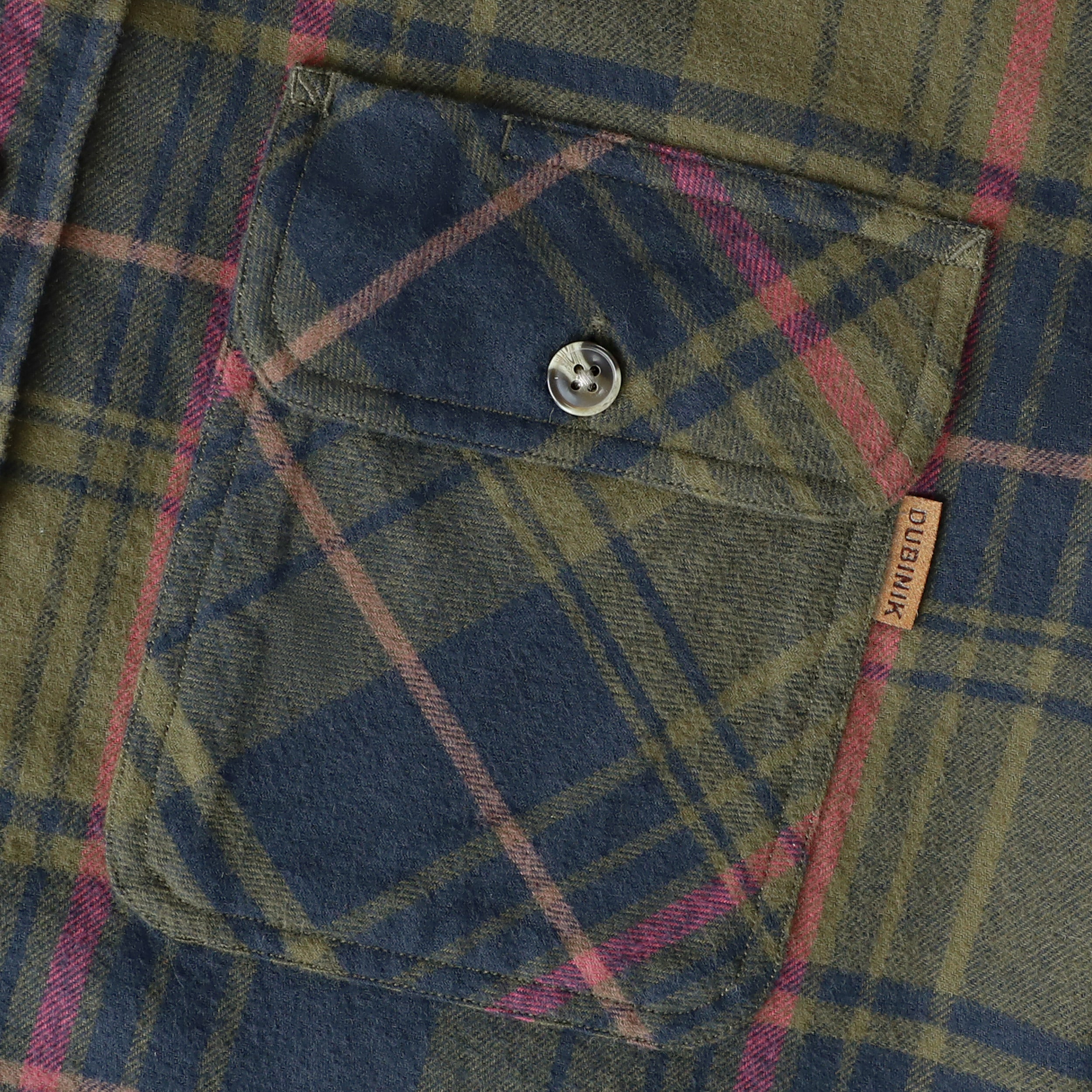 Dubinik® Herren Flanellhemd Langarm Button-Down Plaid Alle Baumwolle Weich Gebürstetes Flanellhemd Für Männer Utility Casual Shirt #0030023