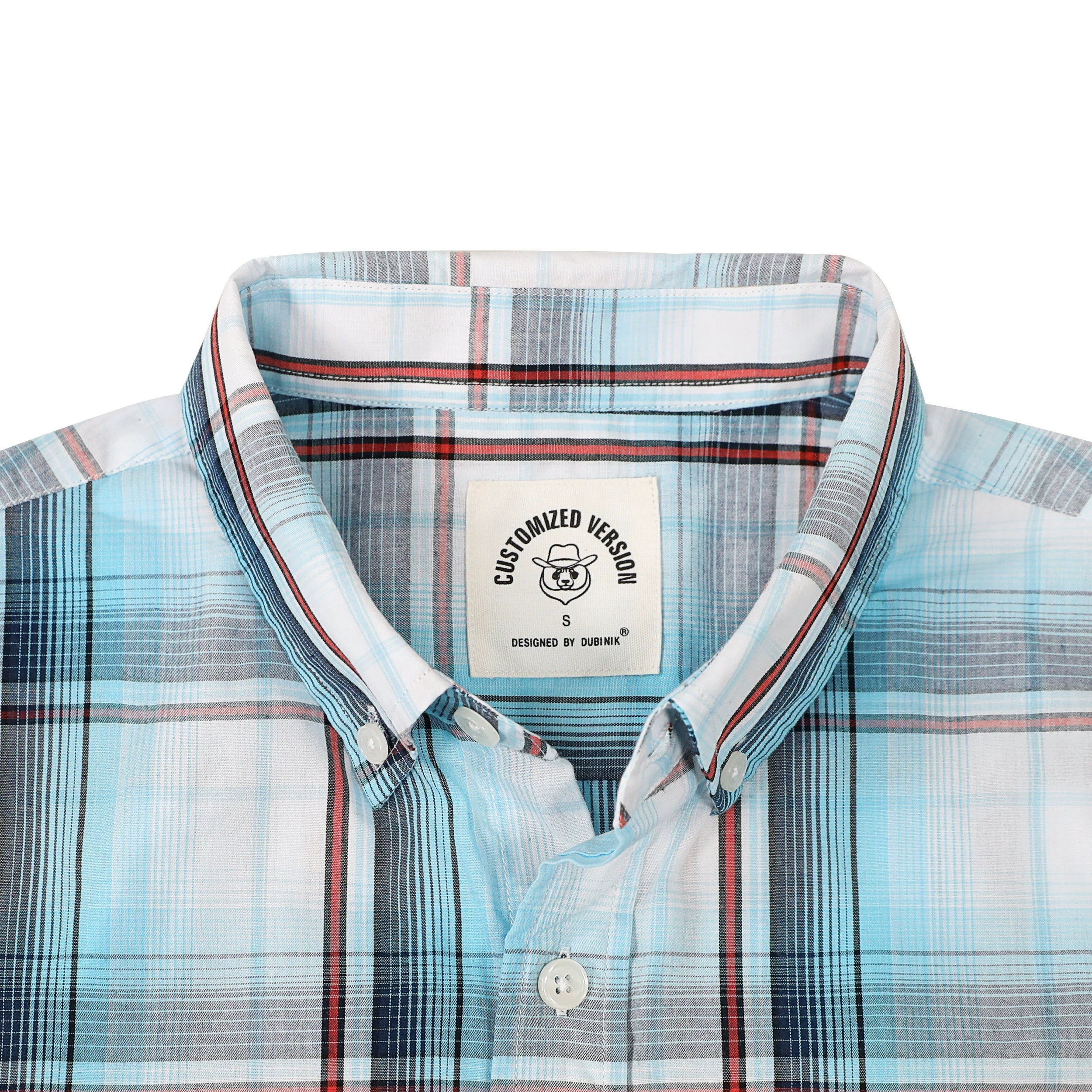 Dubinik®Mens Long Sleeve Casual Button Down Vintage Plaid Shirts#52018