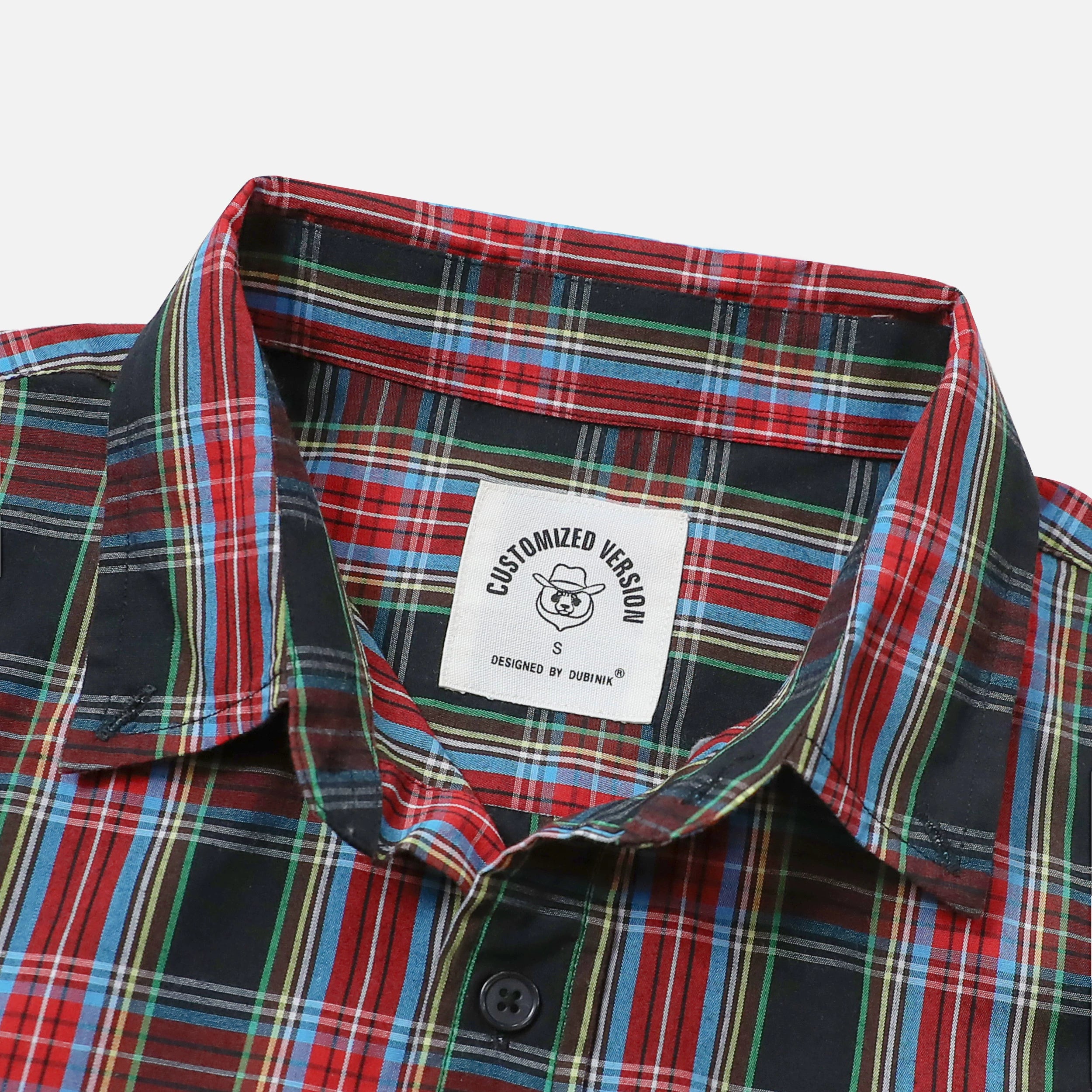 Dubinik® Herren Kurzarm Button-Down-Hemden Sommer Vintage Kurzarm Button-Down Männer Leichte Herren Freizeithemden #51011