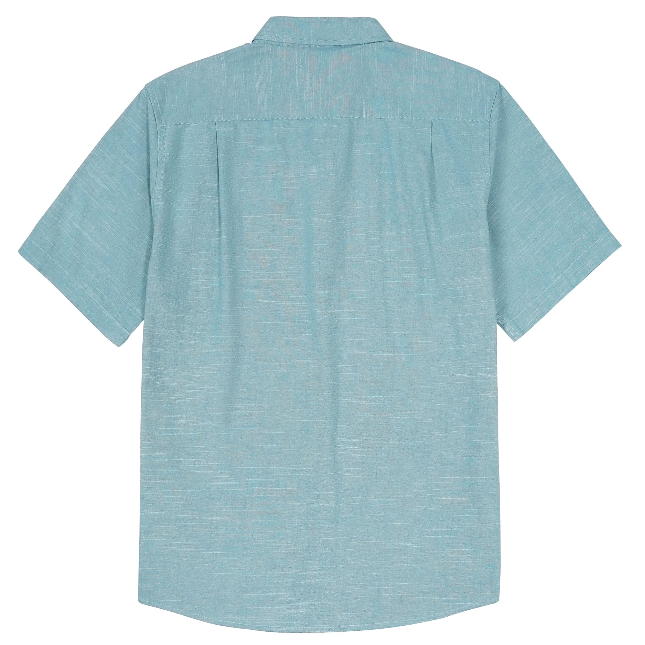 Dubinik® Mens Short Sleeve Button Down Shirts 100% Cotton Plaid Men's Casual Button-Down Shirts with Pocket#01055