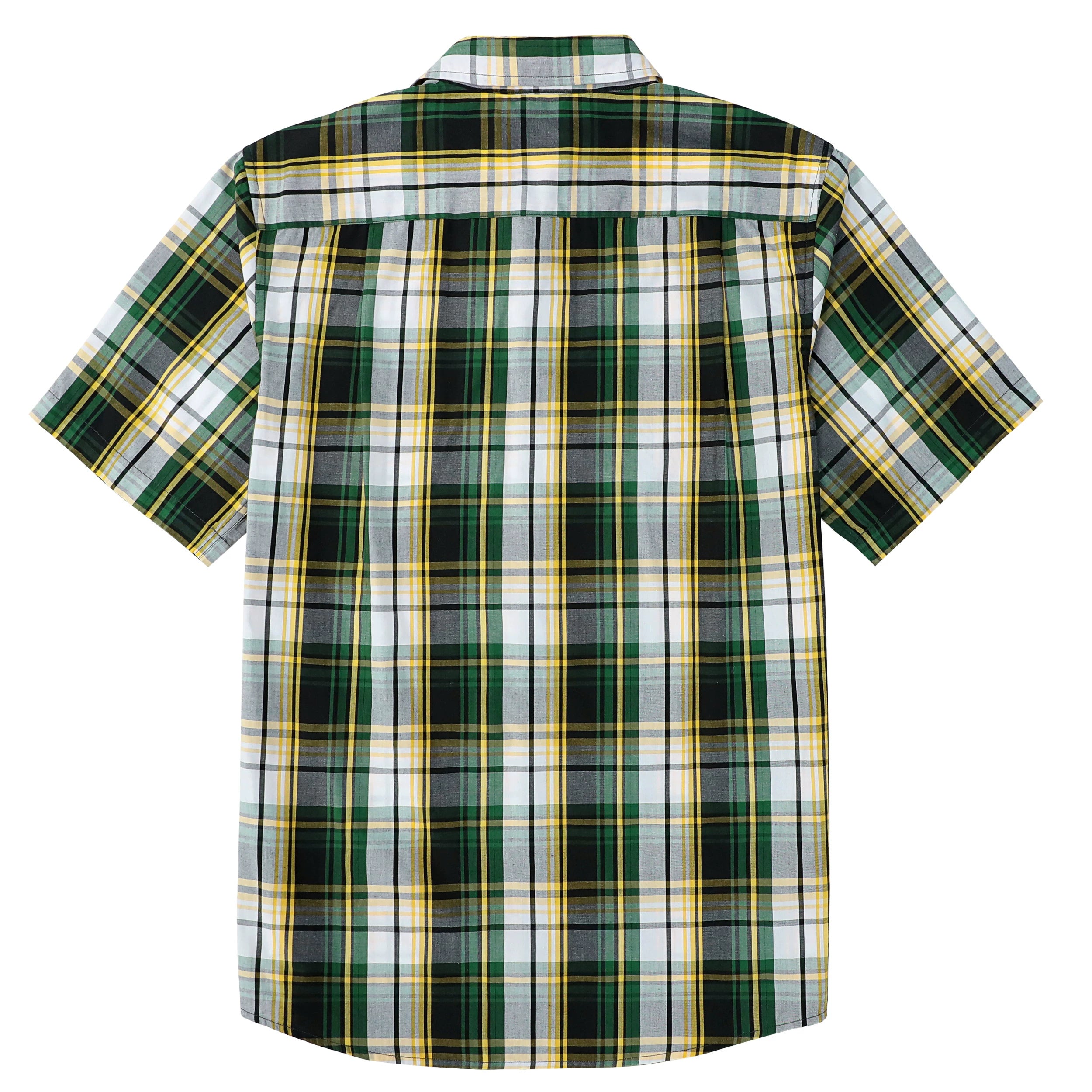 Dubinik® Mens Short Sleeve Button Down Shirts Summer Vintage Short Sleeve Button Down Men Lightweight Men's Casual Shirts#51004
