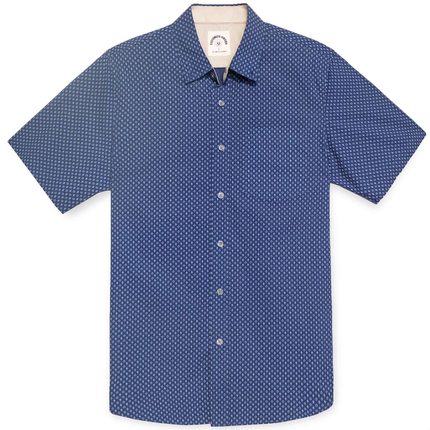 Herren Casual Kurzarm Baumwollhemd #0101