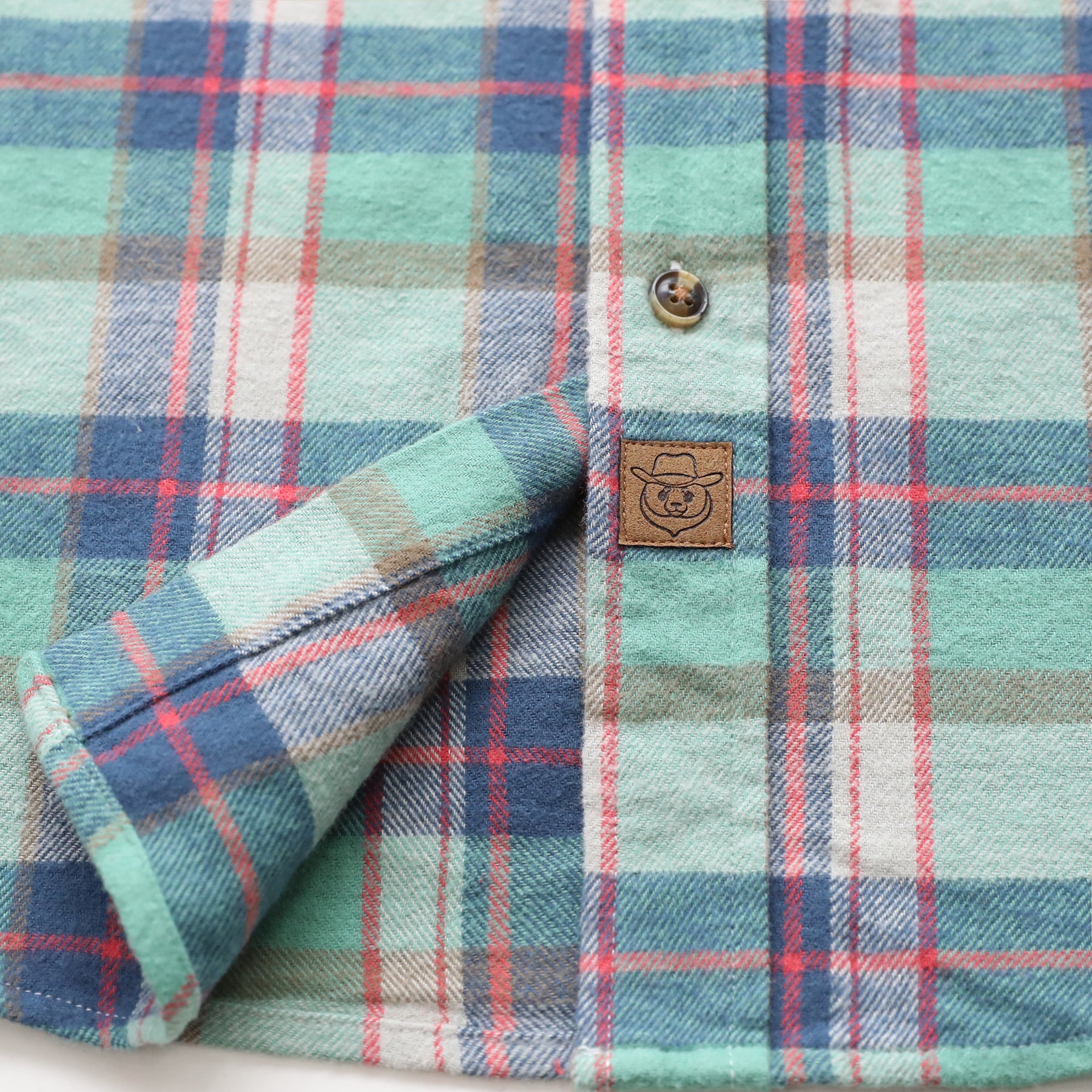 Mens Midweight Flannel Shirts Long Sleeve Casual Button Down Brushed 100% Cotton Shirt#1514