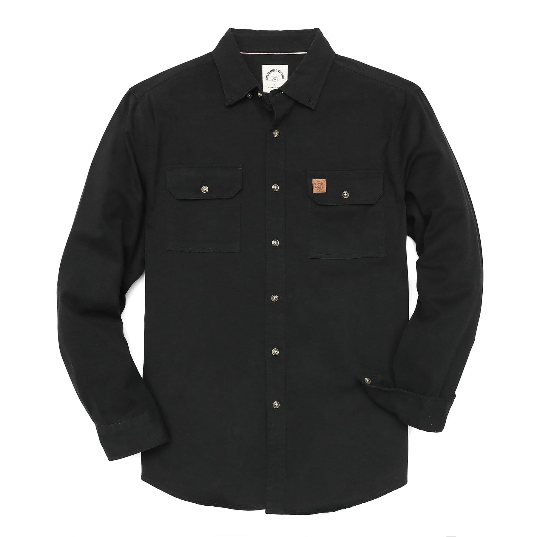 Men's 100% cotton outdoor casual workwear pocket vintage shirt #1500