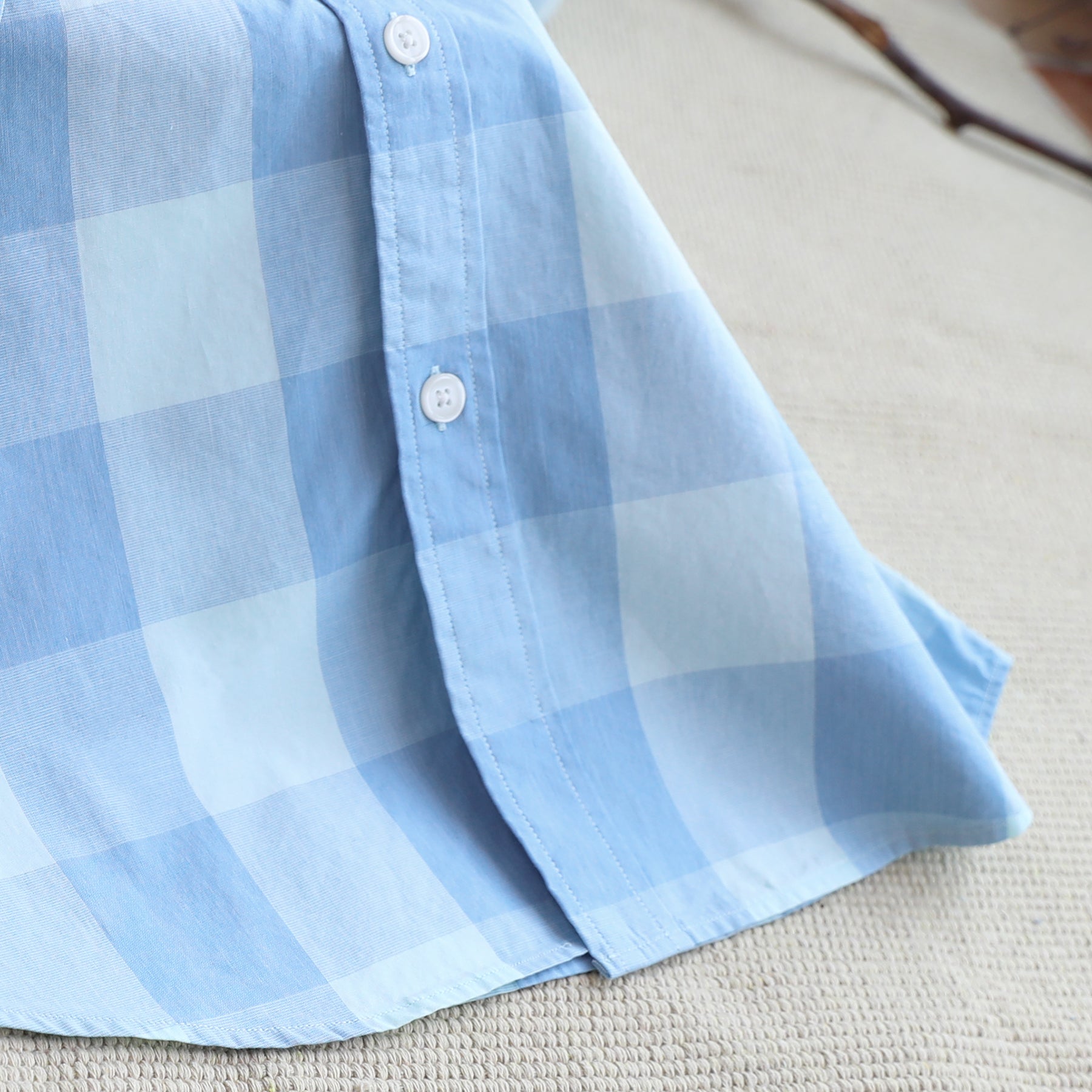 Men's casual short-sleeved cotton shirt #0024