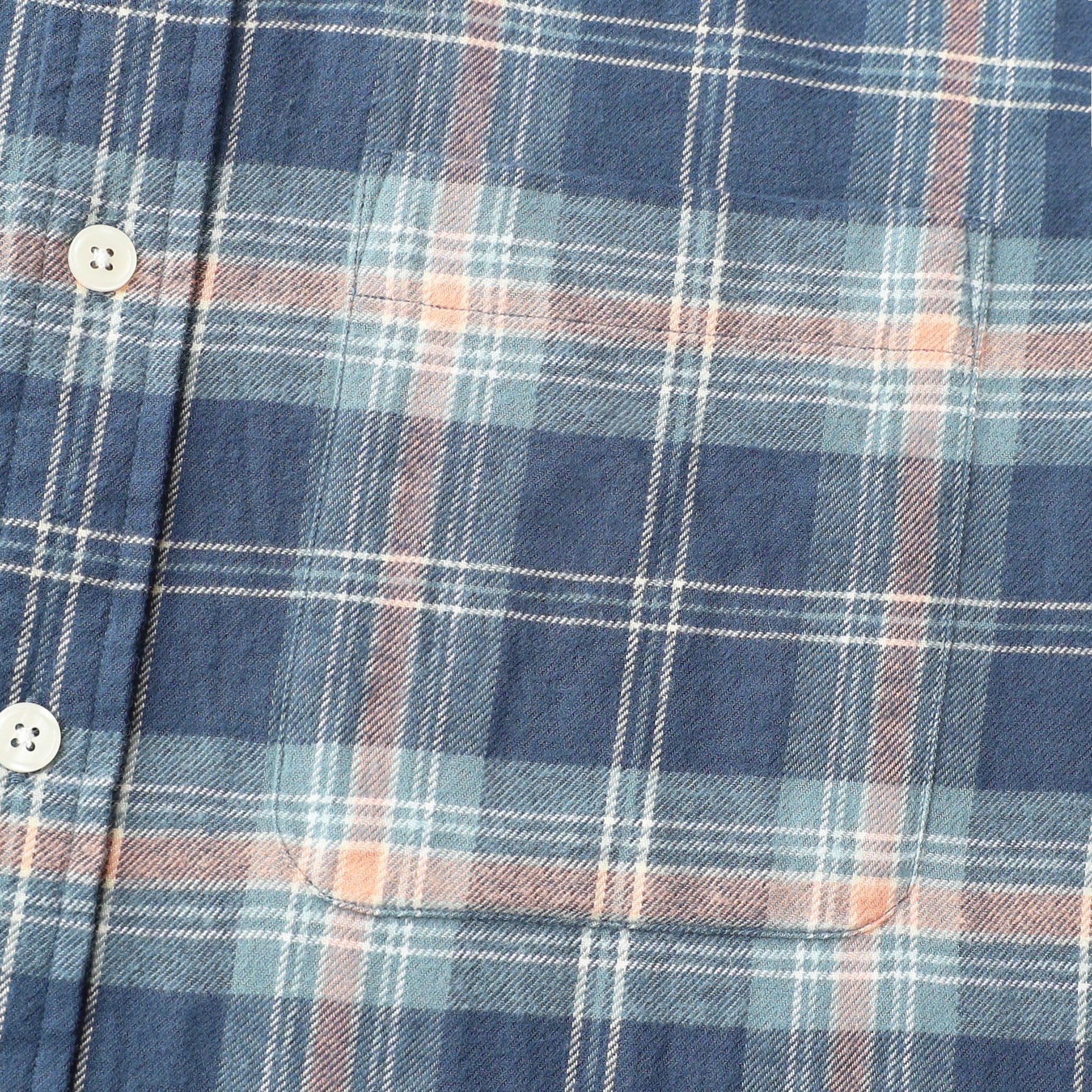 Herren Kariertes Flanell Langarmhemd #0319