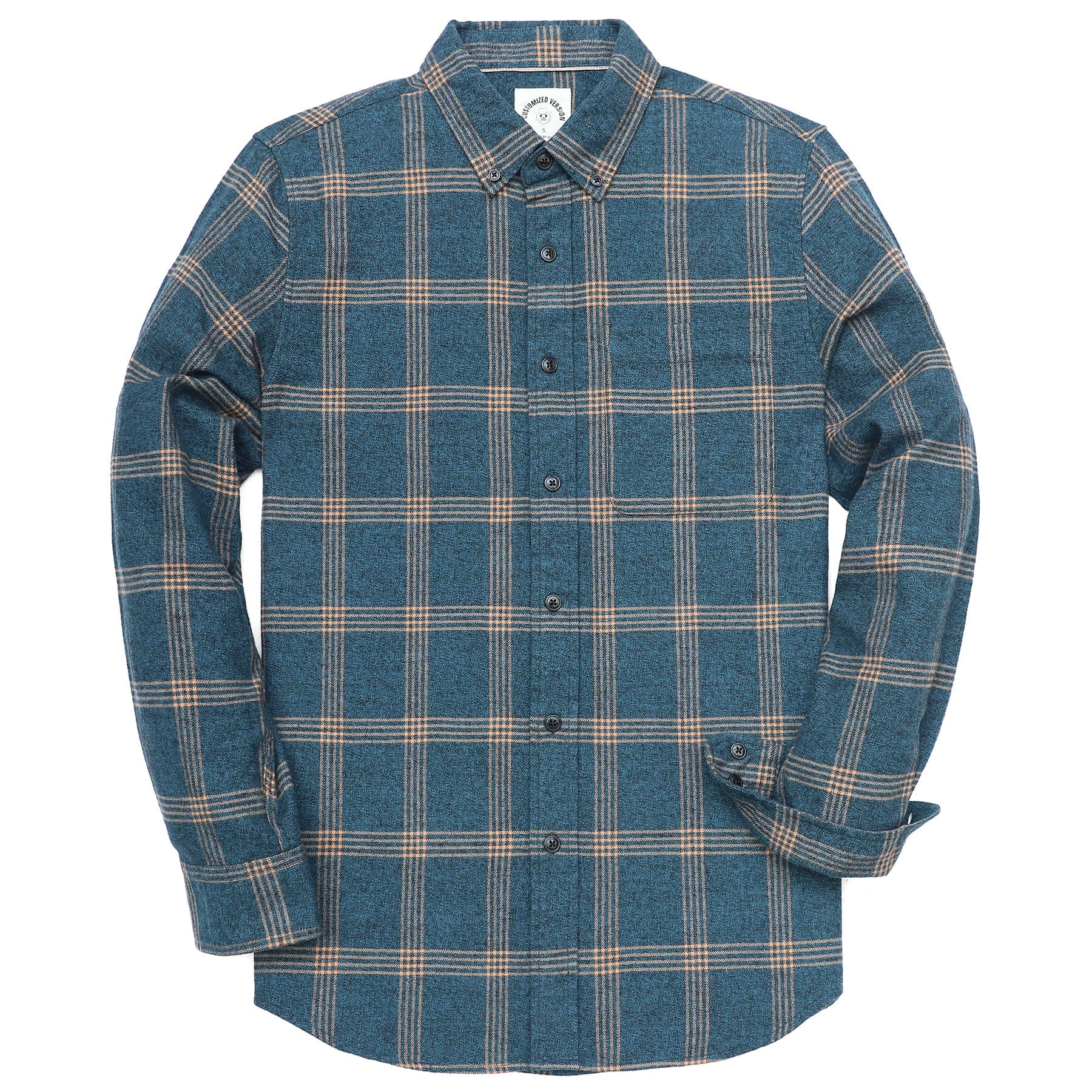 Men's Plaid Flannel Long Sleeve Shirts #0339