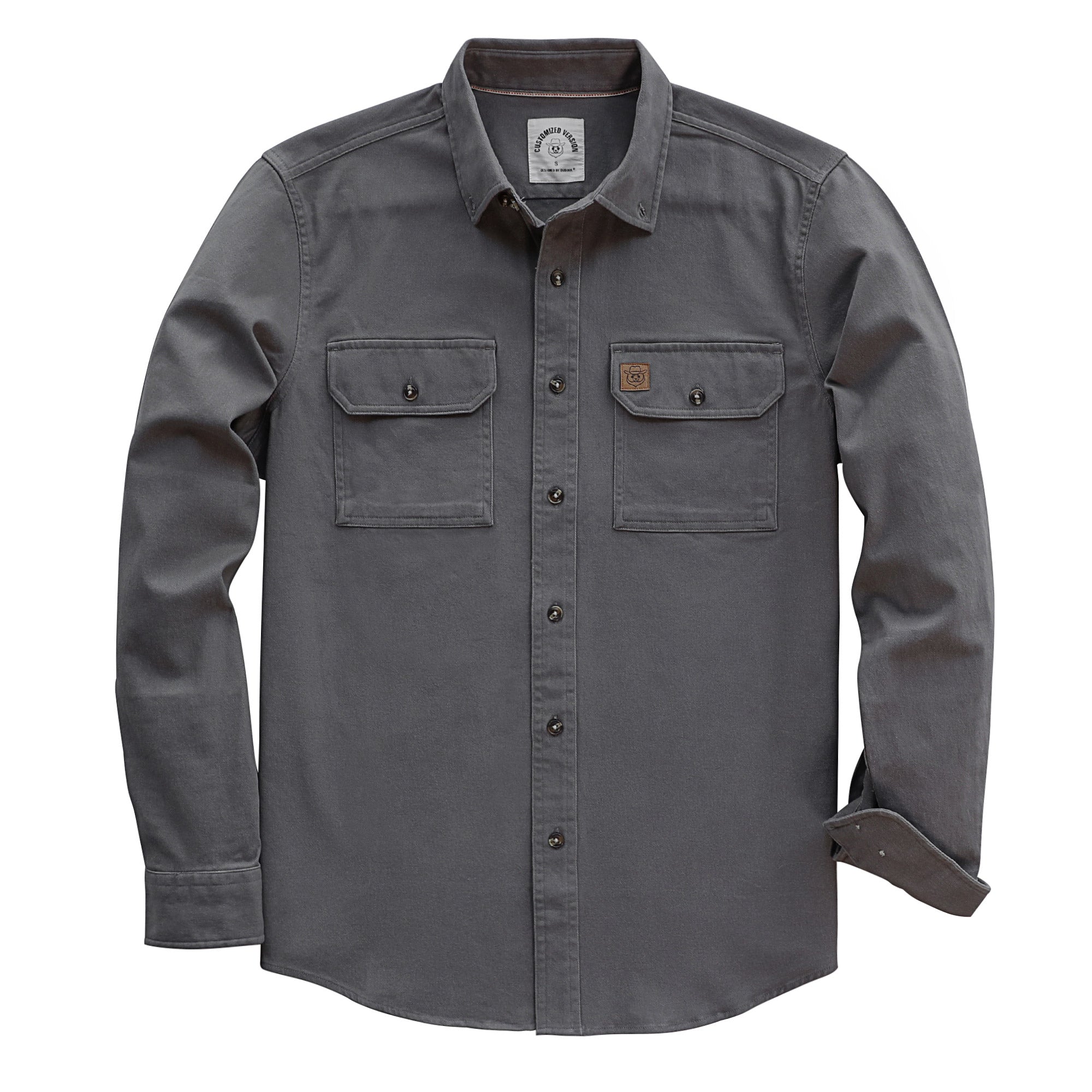 Chemise vintage décontractée pour homme, 100 % coton, avec poche, style travail, pour l'extérieur, #1505