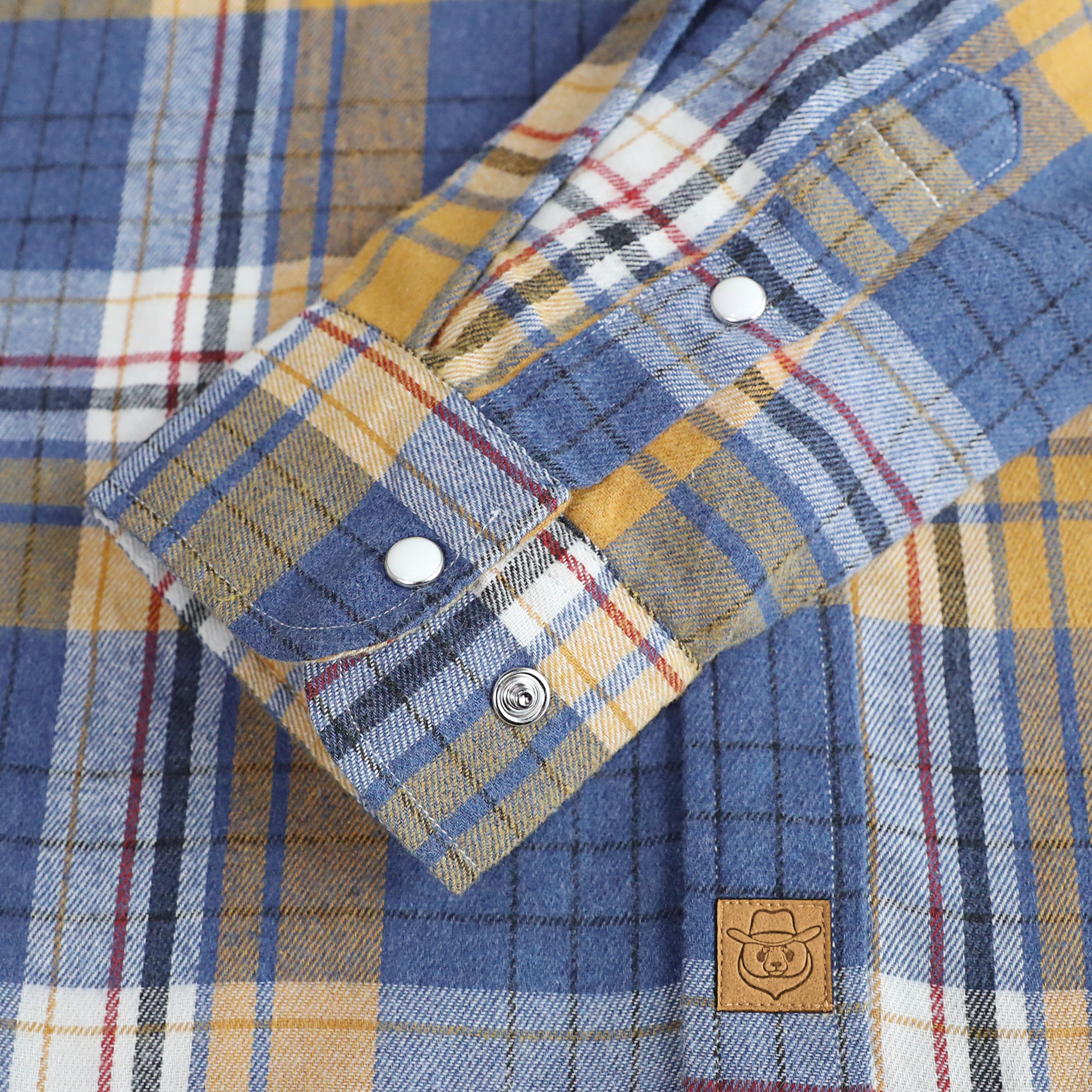 Mens Flannel Long Sleeve Pearl Snap Buttons Western Cowboy Vintage Casual Shirts #2822