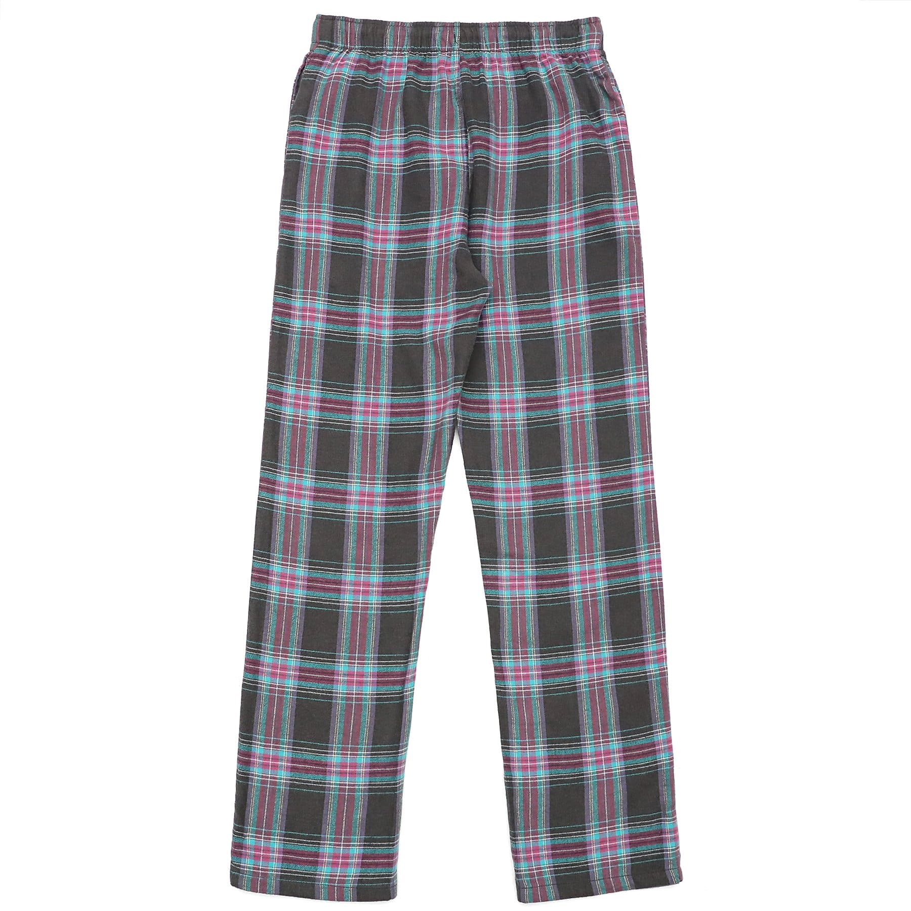 Pyjama en flanelle de coton à carreaux, pantalon de nuit et de détente, bas de pyjama avec poches et braguette boutonnée #3004